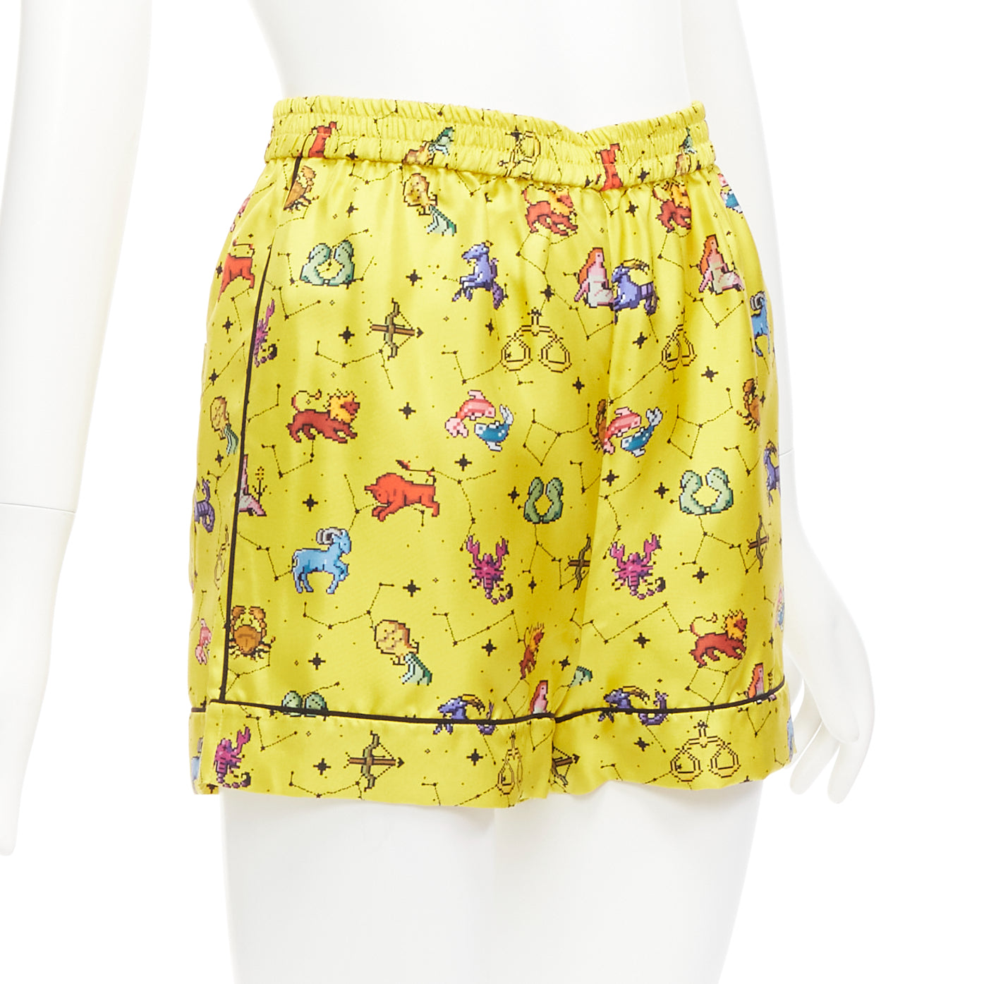 Dior Astrology Yellow Shorts - Back view