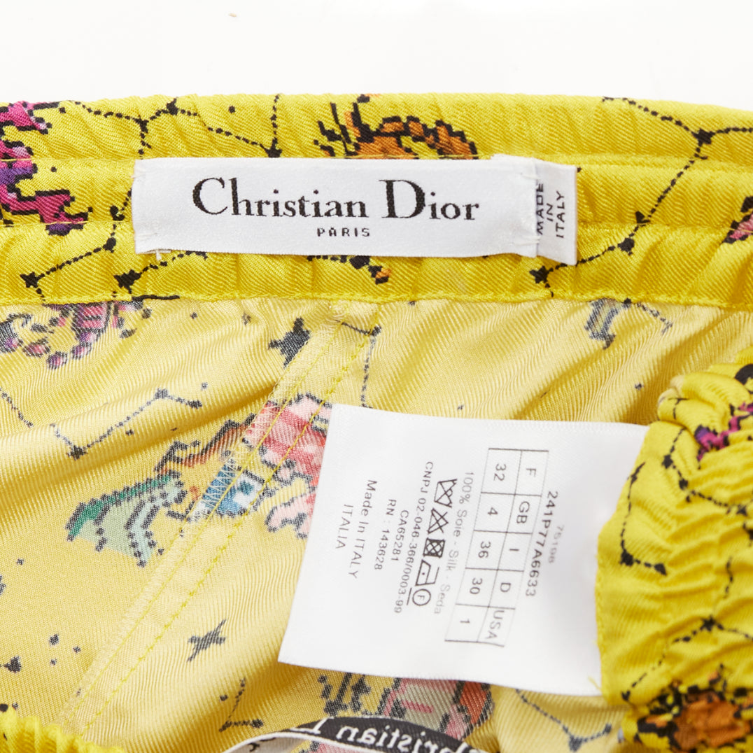 Dior Astrology Yellow Shorts - Detail 2