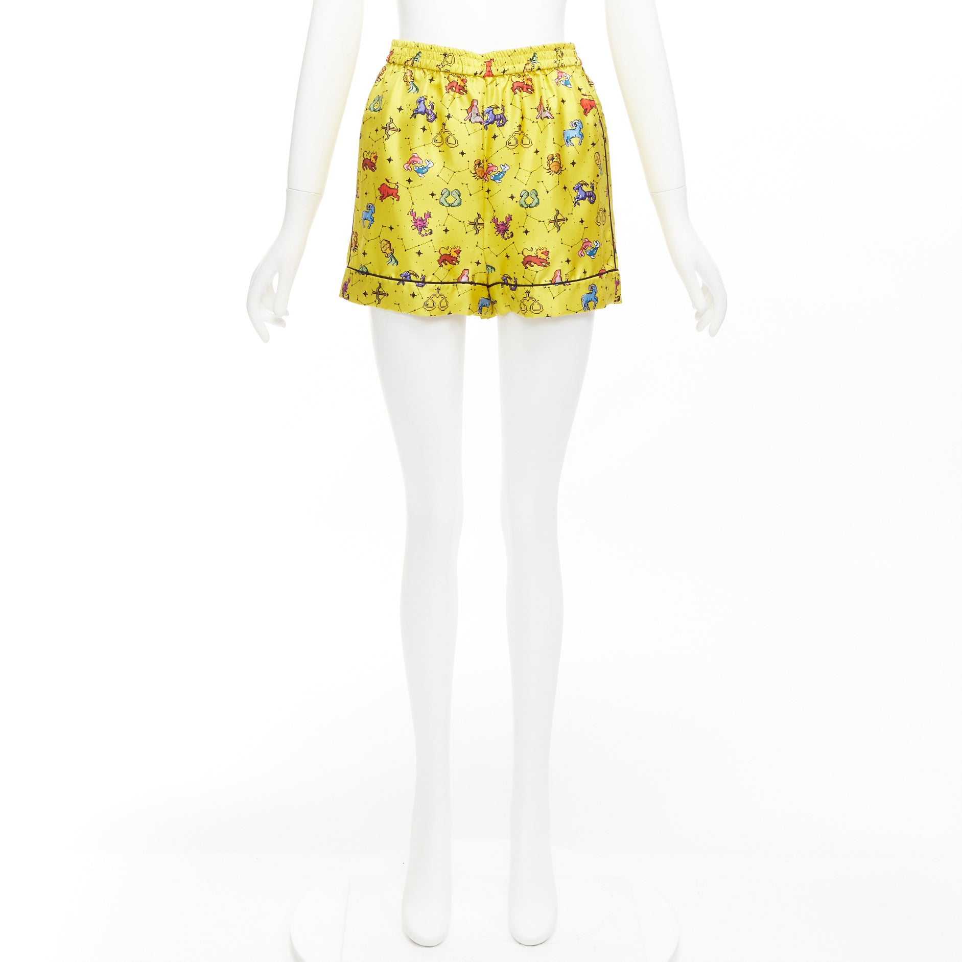Dior Astrology Yellow Shorts - Image 10