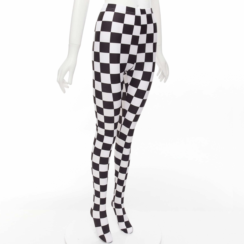Comme Des Garcons Checkerboard Leggings - Image 6