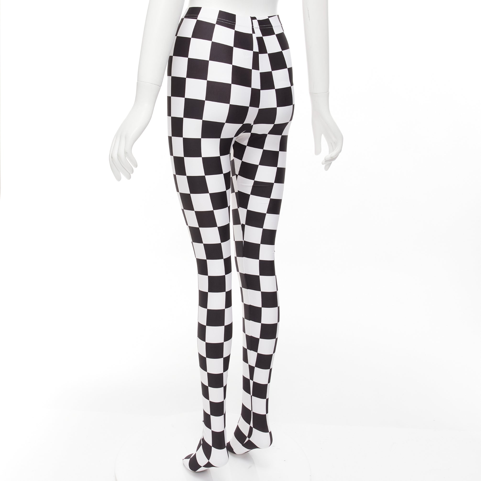 Comme Des Garcons Checkerboard Leggings - Detail 1