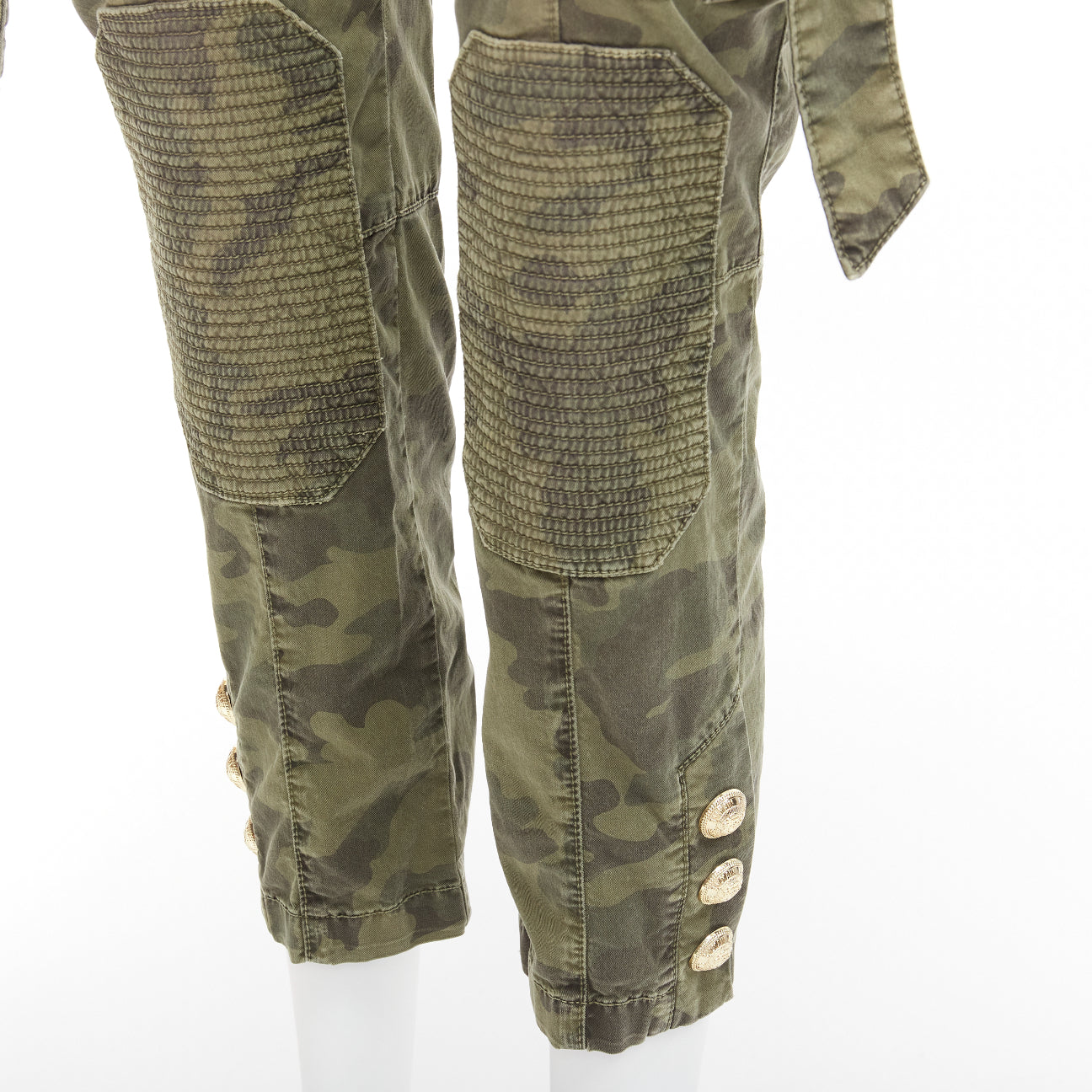 Balmain Camo Cargo Pants - Back view