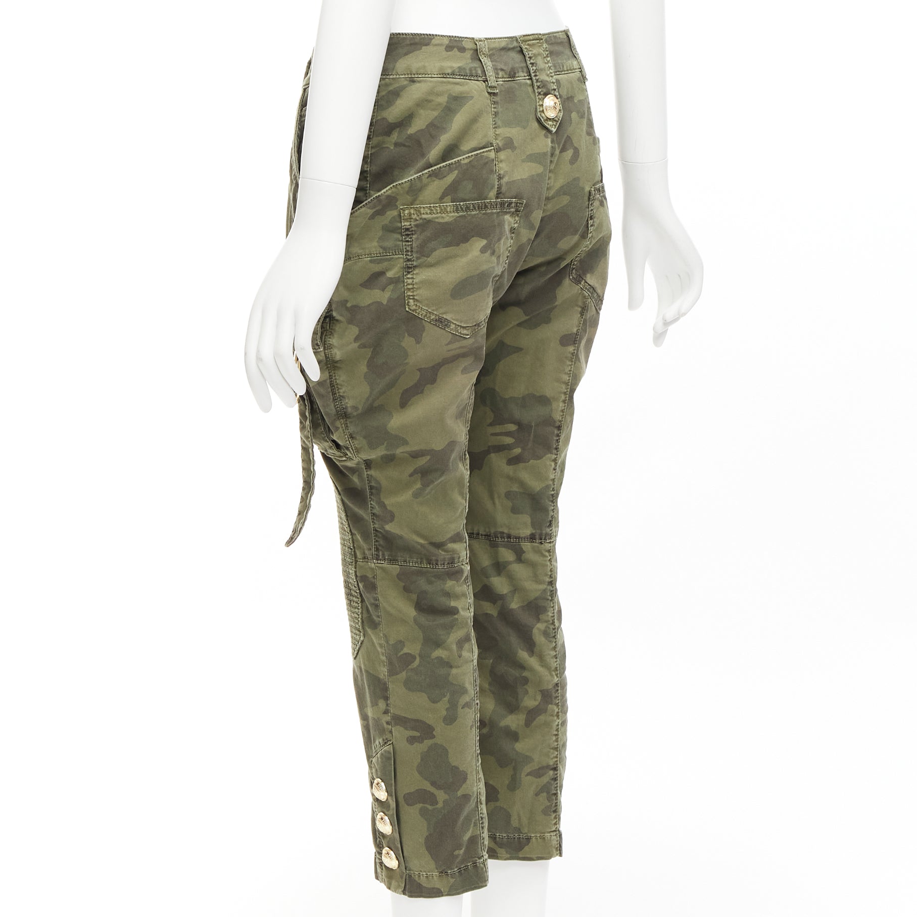 Balmain Camo Cargo Pants - Detail 1
