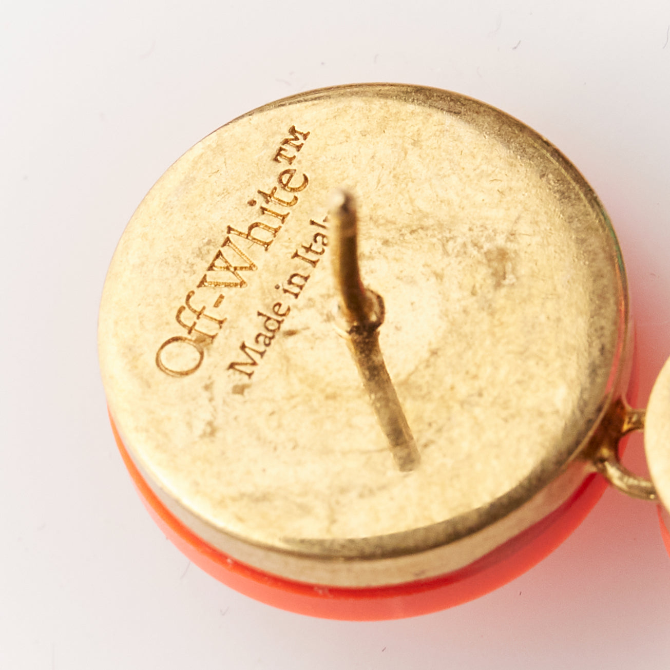 Off-white Neon Rhinestone Earrings - Detail 2