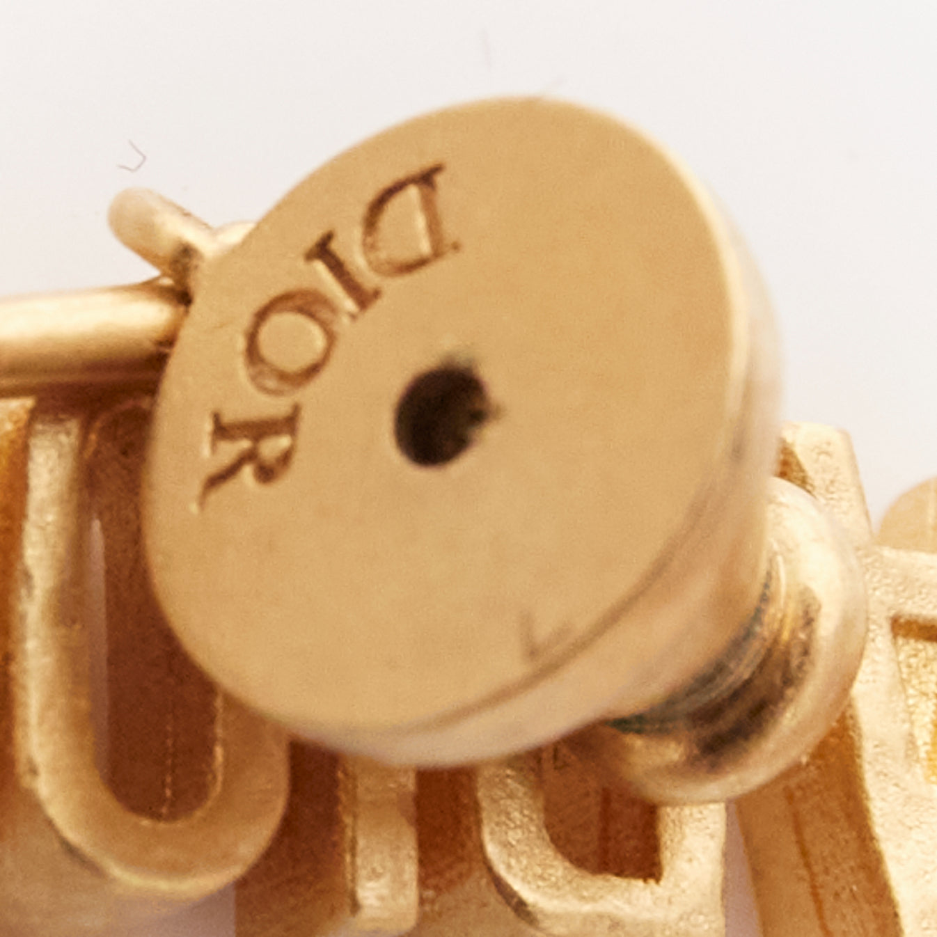 Dior Faux Pearl Earrings - Detail 1