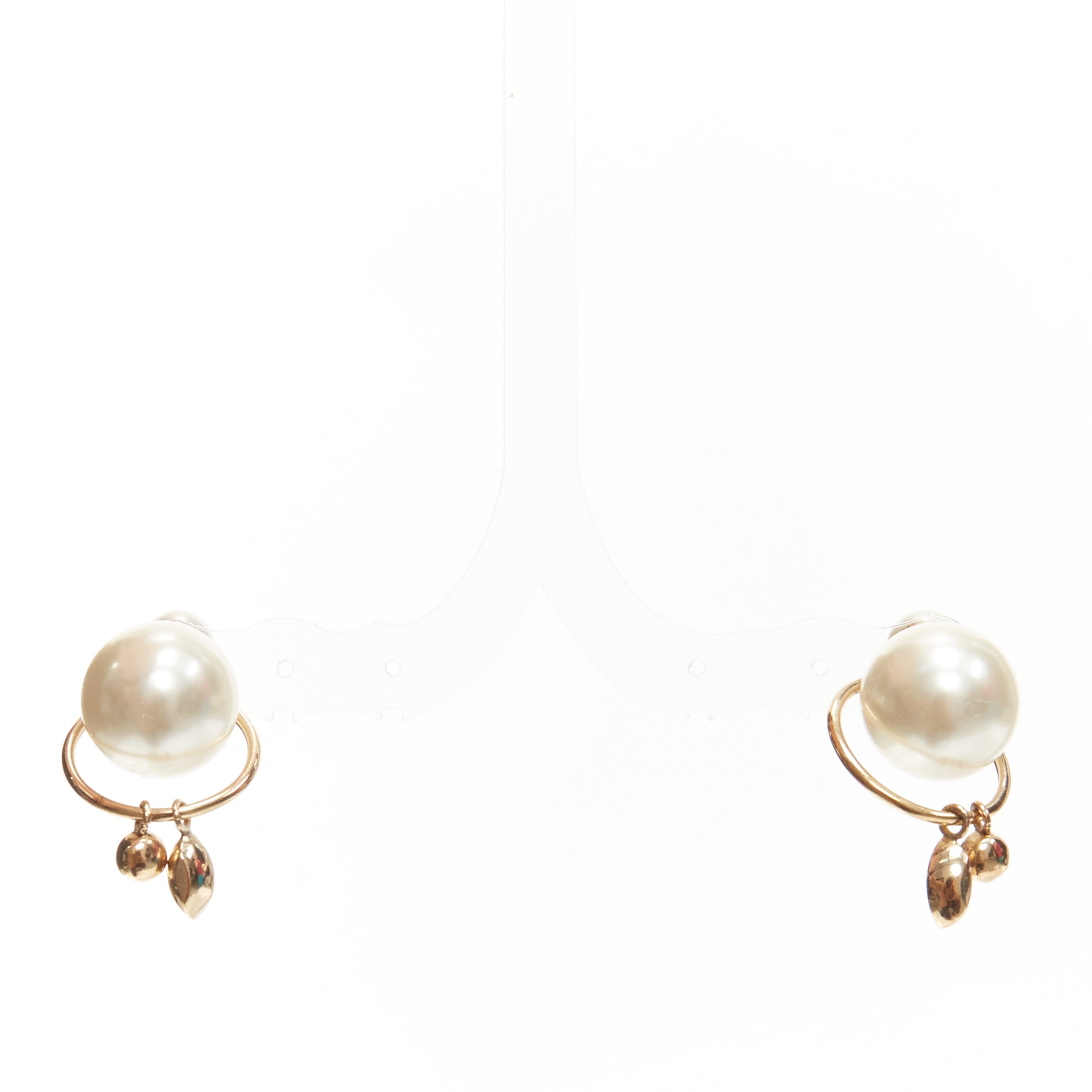 Dior Crystal Hoop Earrings - Image 6