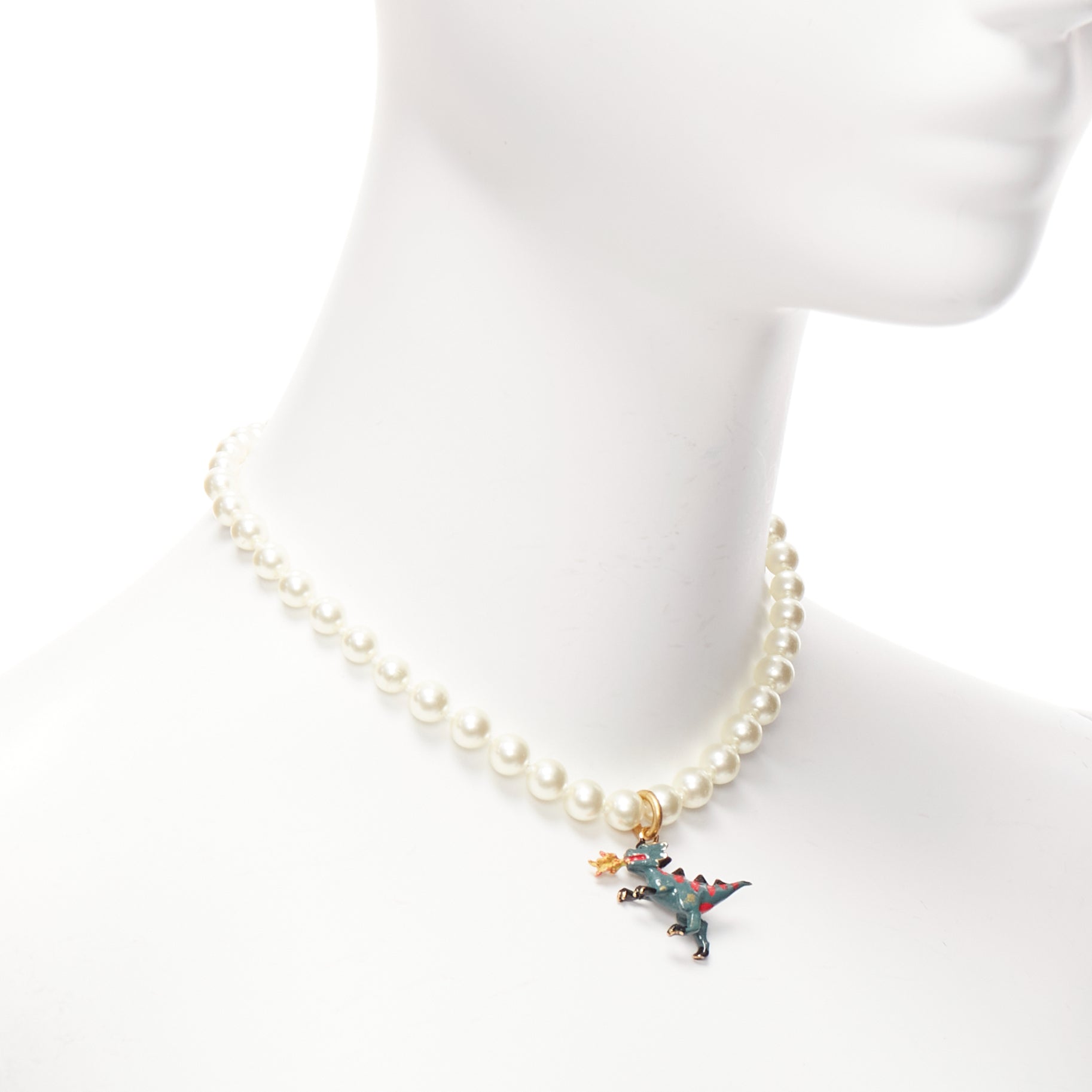 Dior Fire Dinosaur Choker - Image 6
