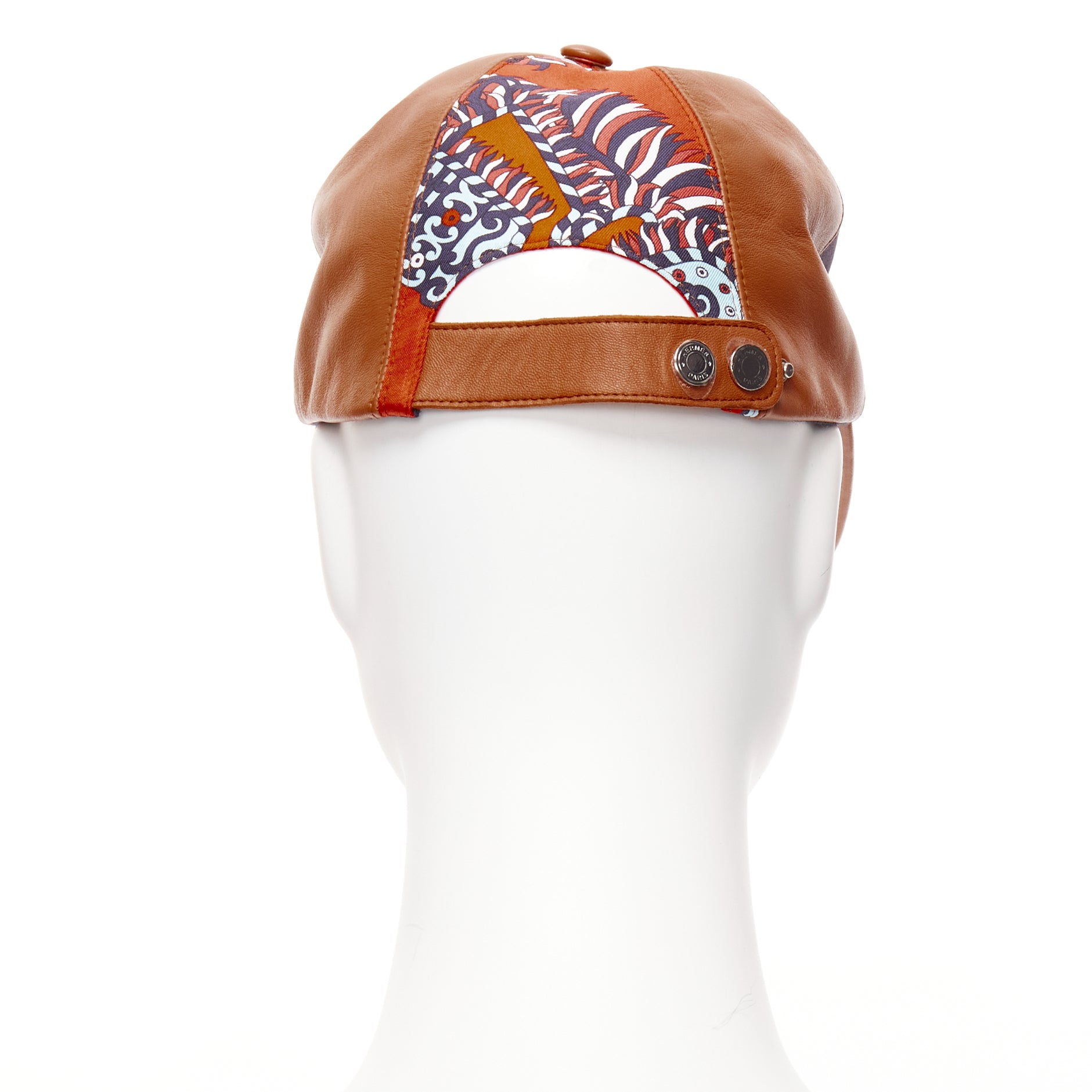 Hermès Silk Patch Cap - Side view