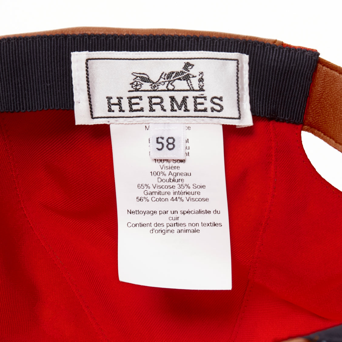 Hermès Silk Patch Cap - Image 10