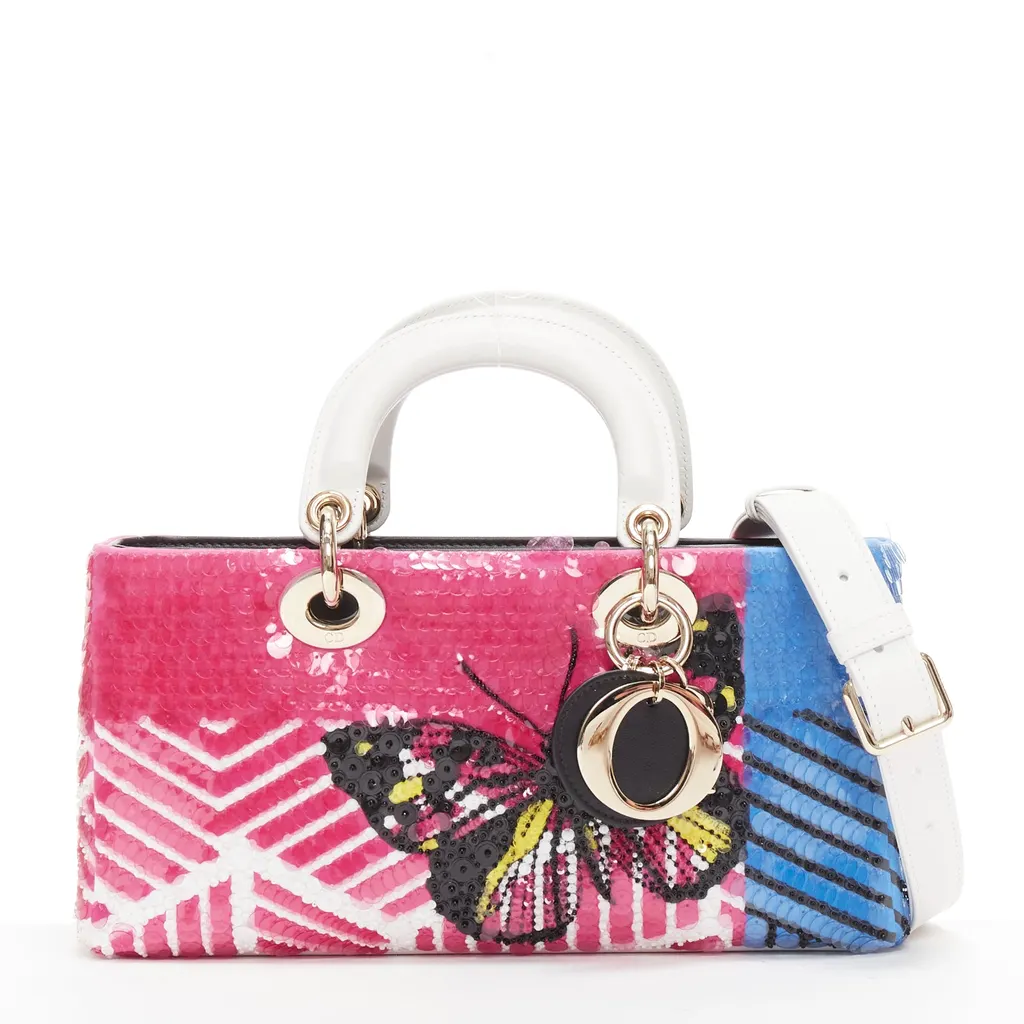 Dior D-joy Pink Leather Very good - Front View