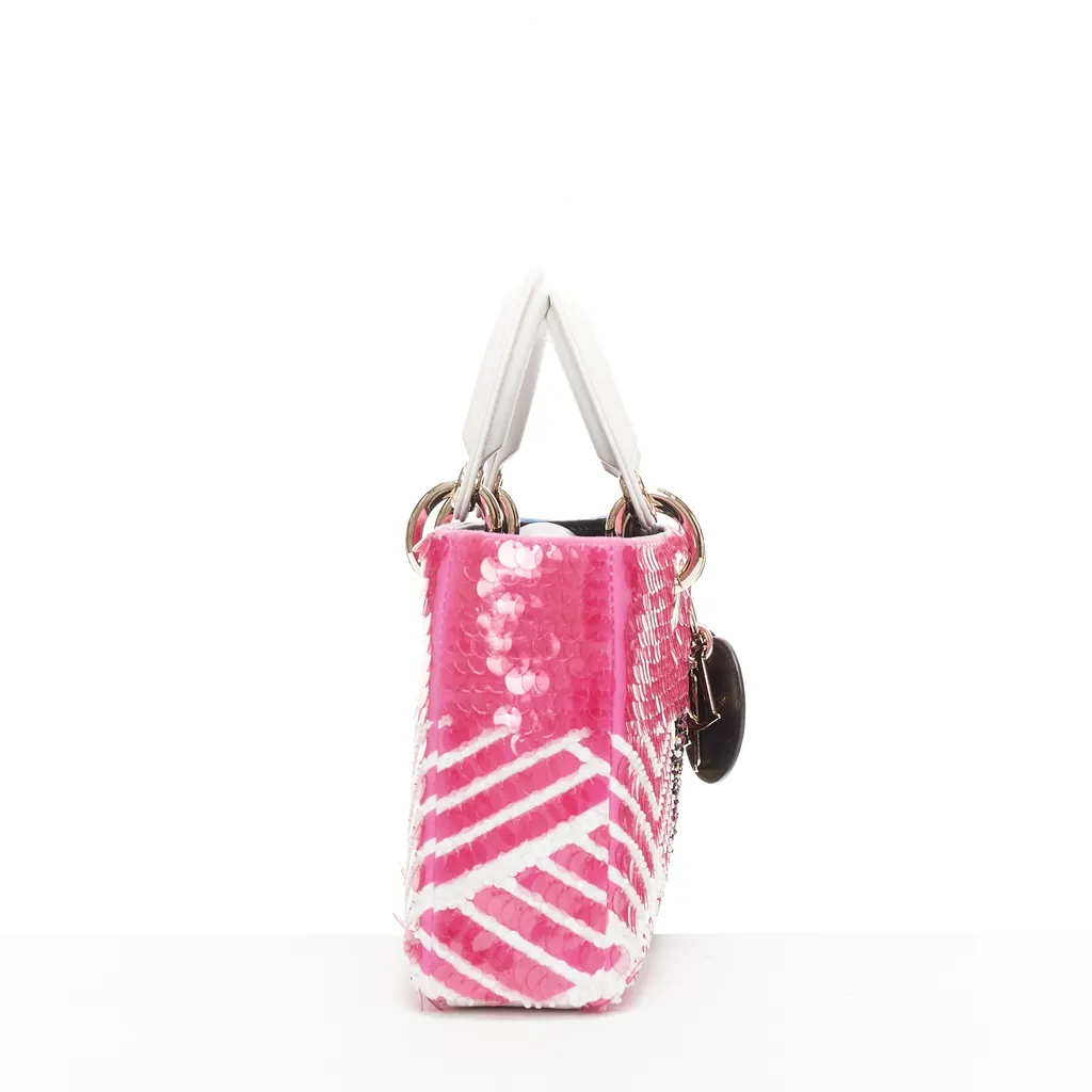 Dior D-joy Pink Leather Very good - Model View