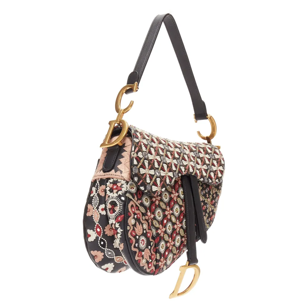 Dior Saddle MultiColor Leather Very good - Inside View
