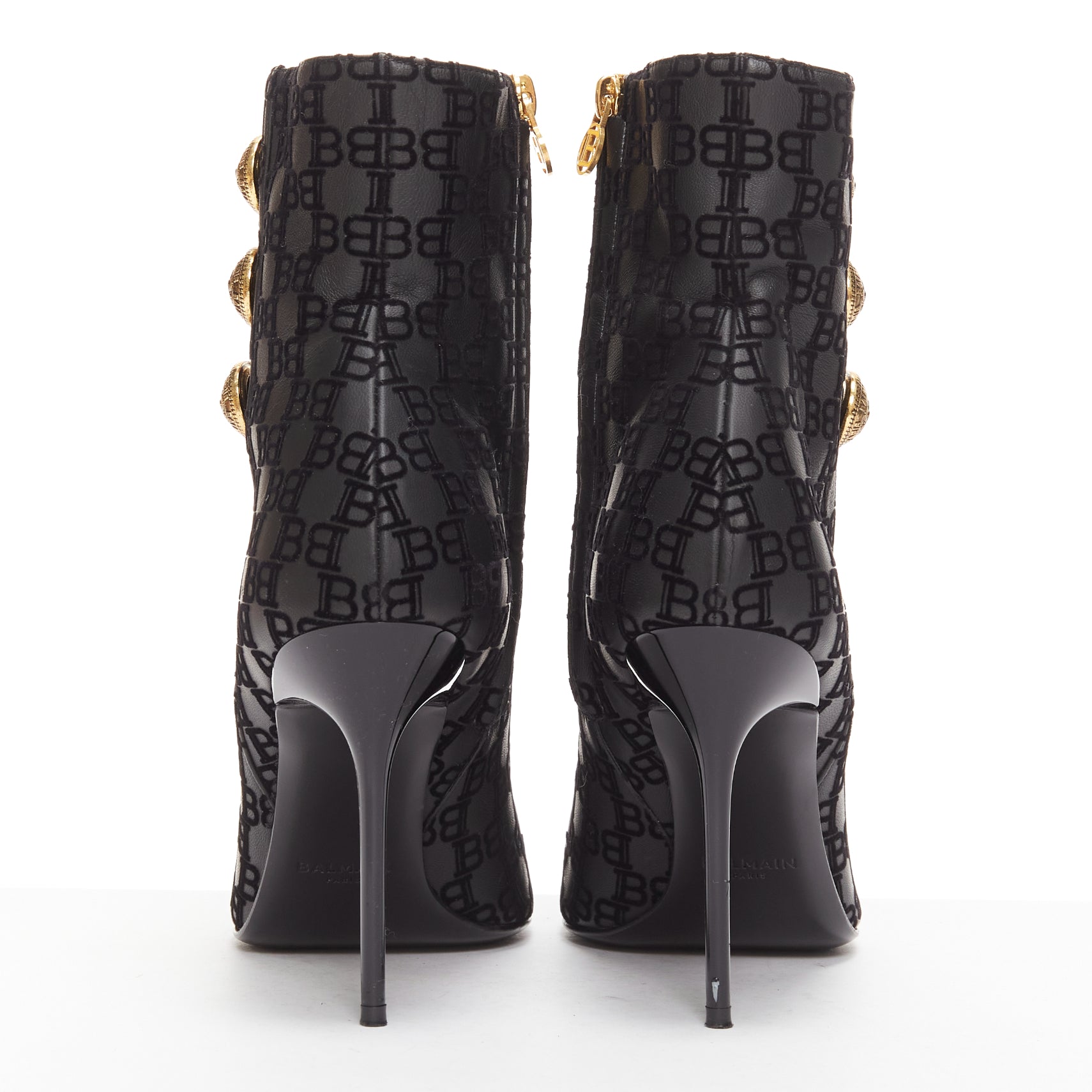 Balmain Bamboo Charm Riding Boots - Side view