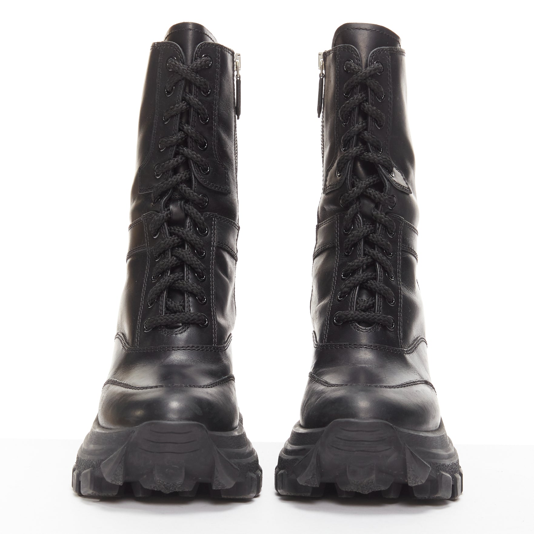 Miu Miu Monogram Tall Rain Boots - Image 6