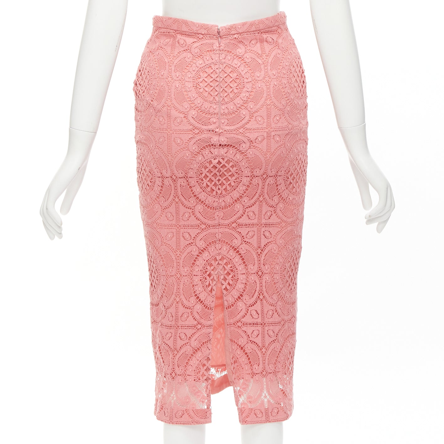 Burberry Floral Lace Skirt - Side view