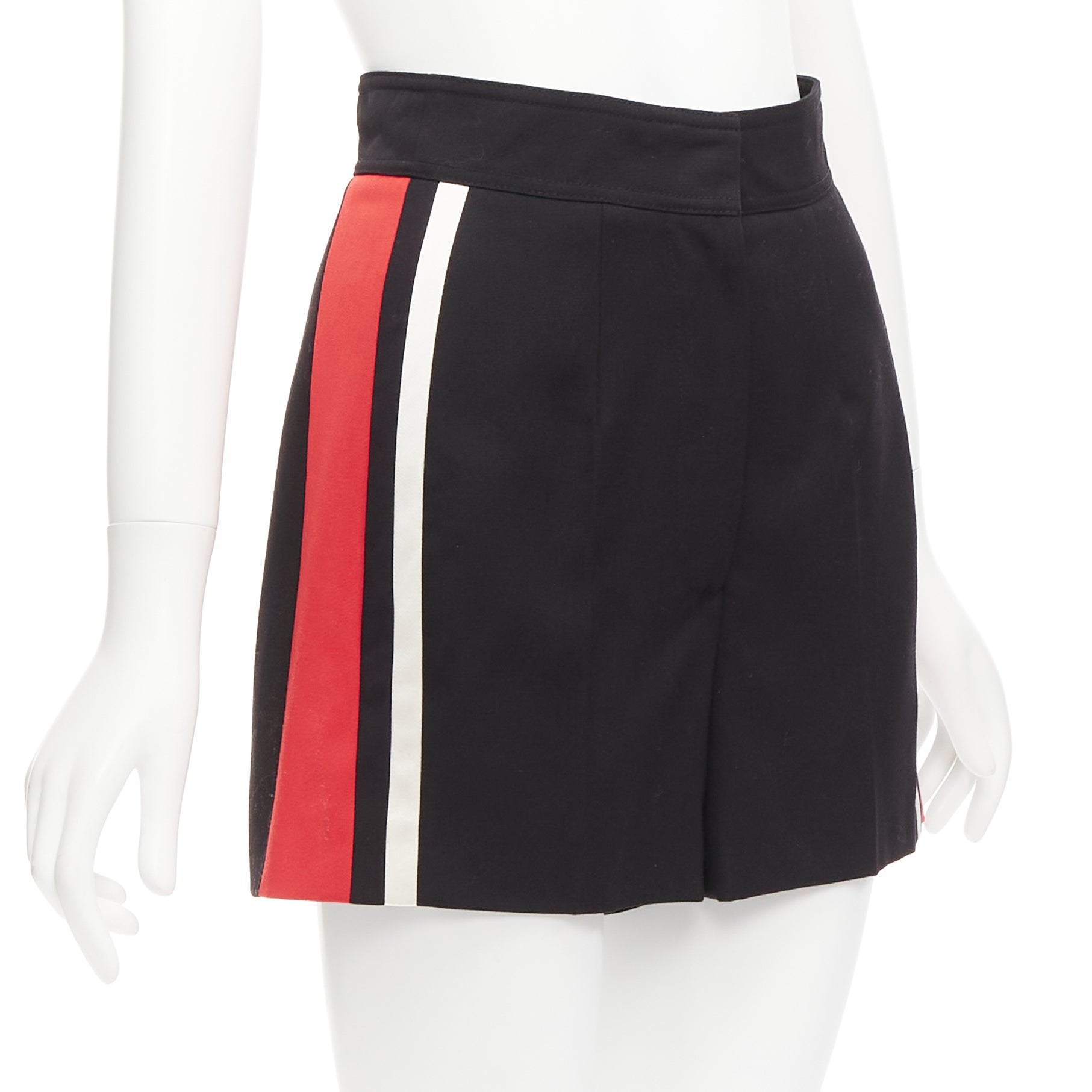 Alexander Mcqueen Stripe Wool Shorts