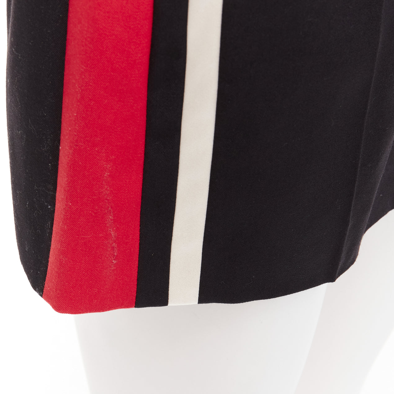 Alexander Mcqueen Stripe Wool Shorts - Detail 2
