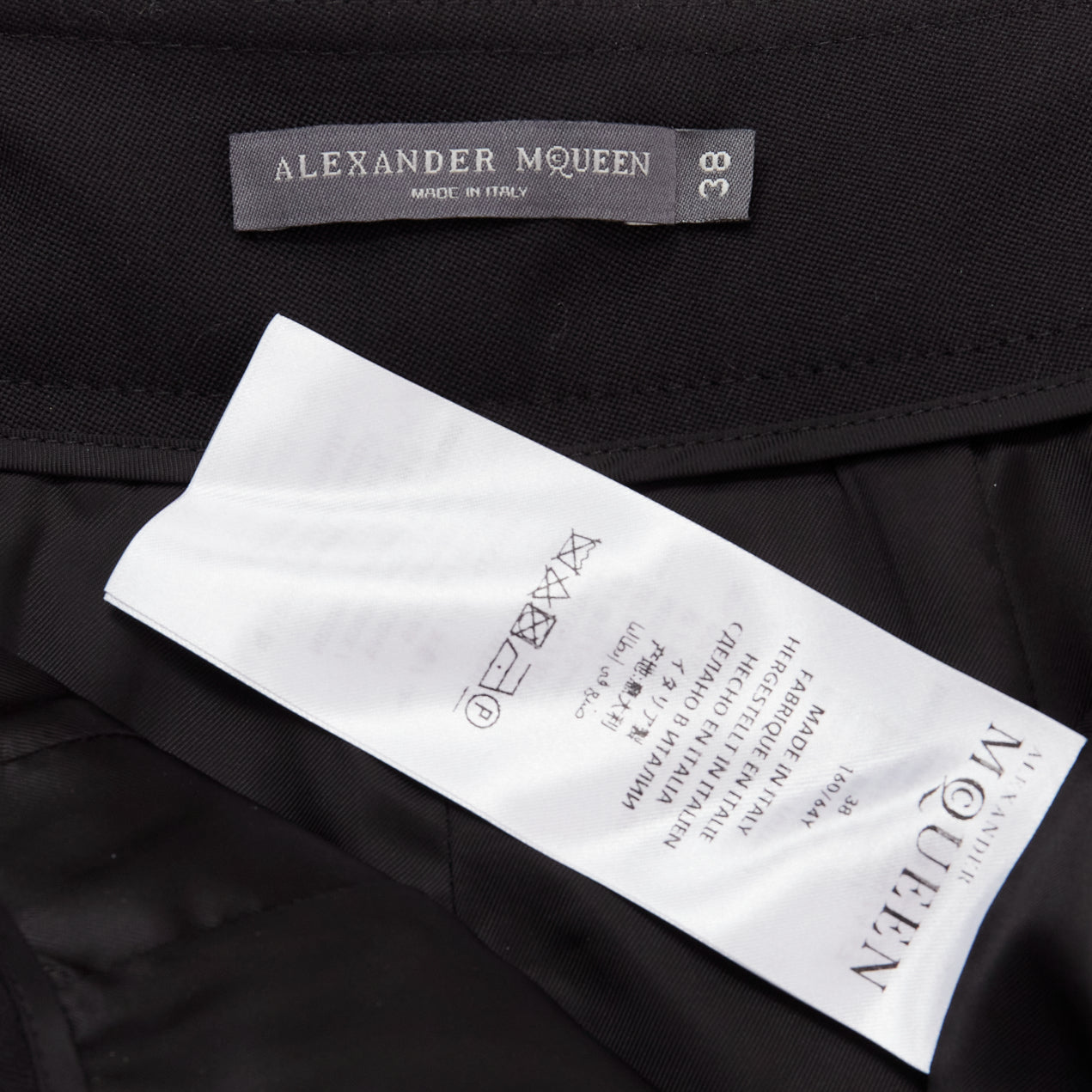 Alexander Mcqueen Stripe Wool Shorts - Image 10