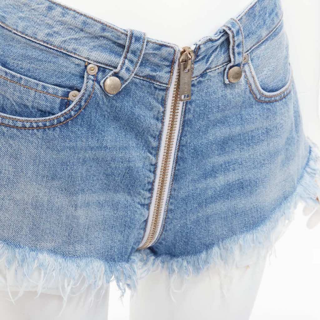 Unravel Project Zip Denim Shorts - Detail 2