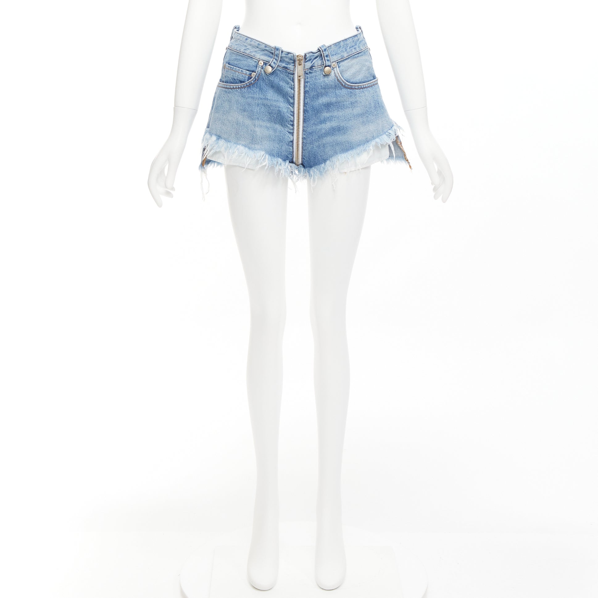 Unravel Project Zip Denim Shorts - Image 11