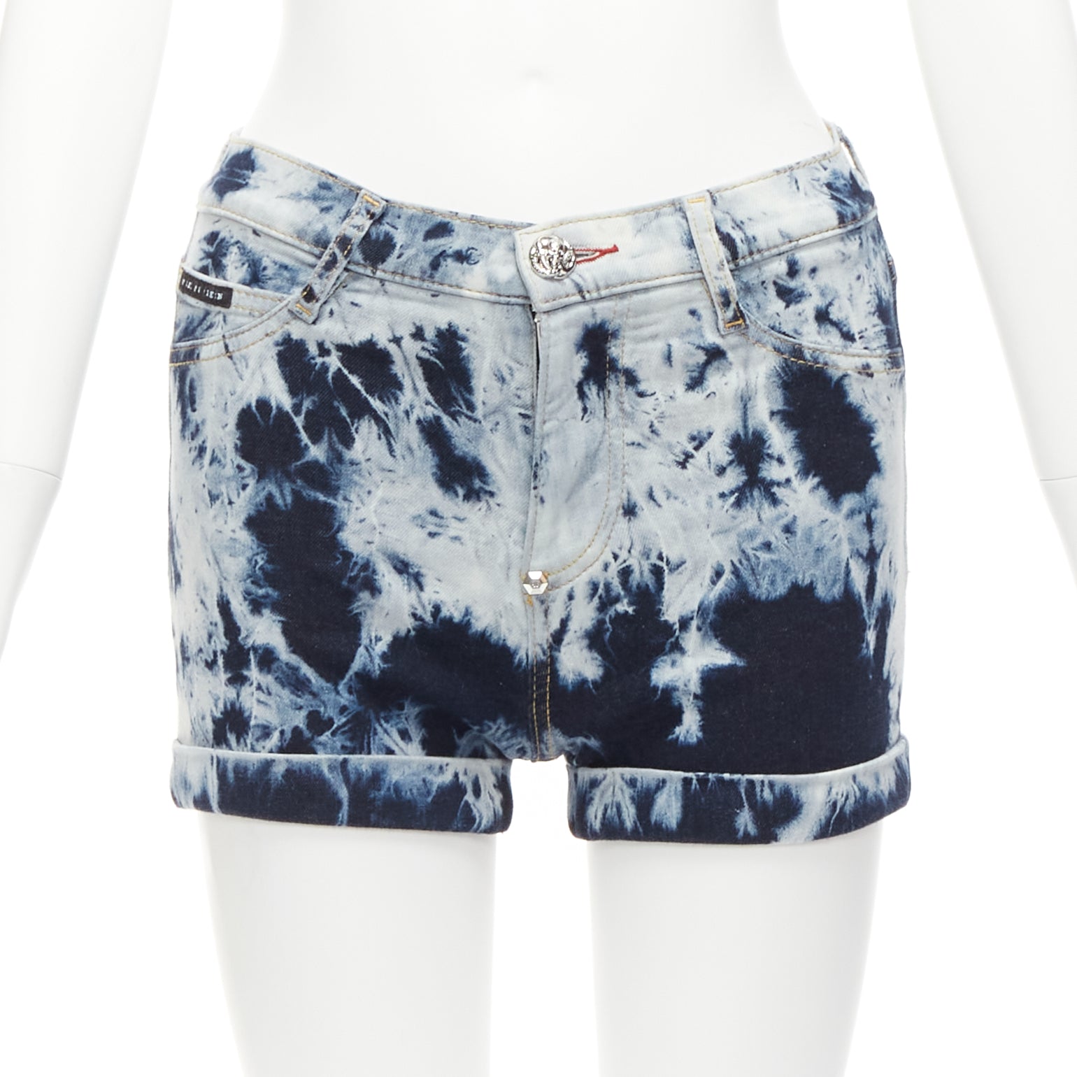Philipp Plein High Waist Hot Pants