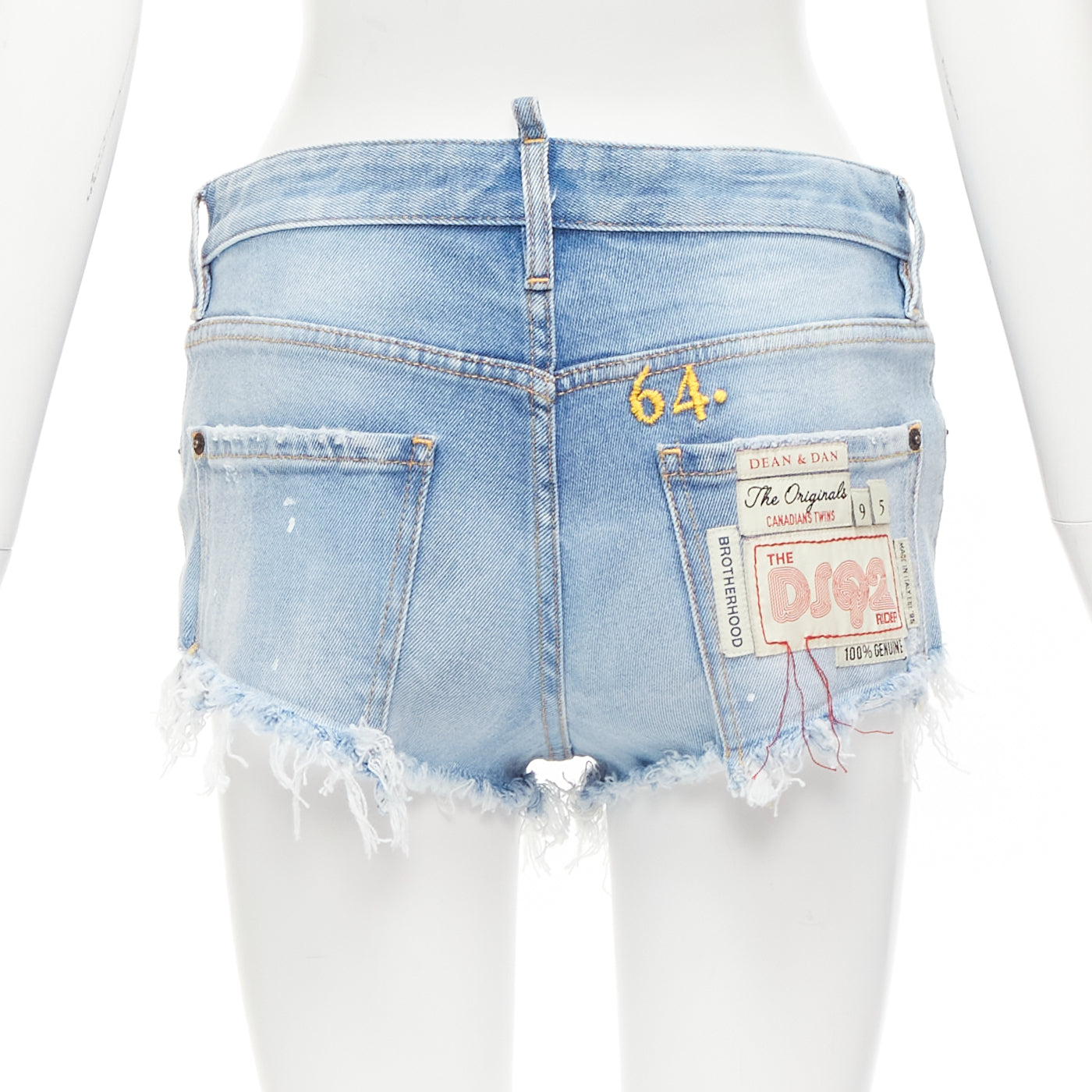 Dsquared2 Frayed Booty Shorts