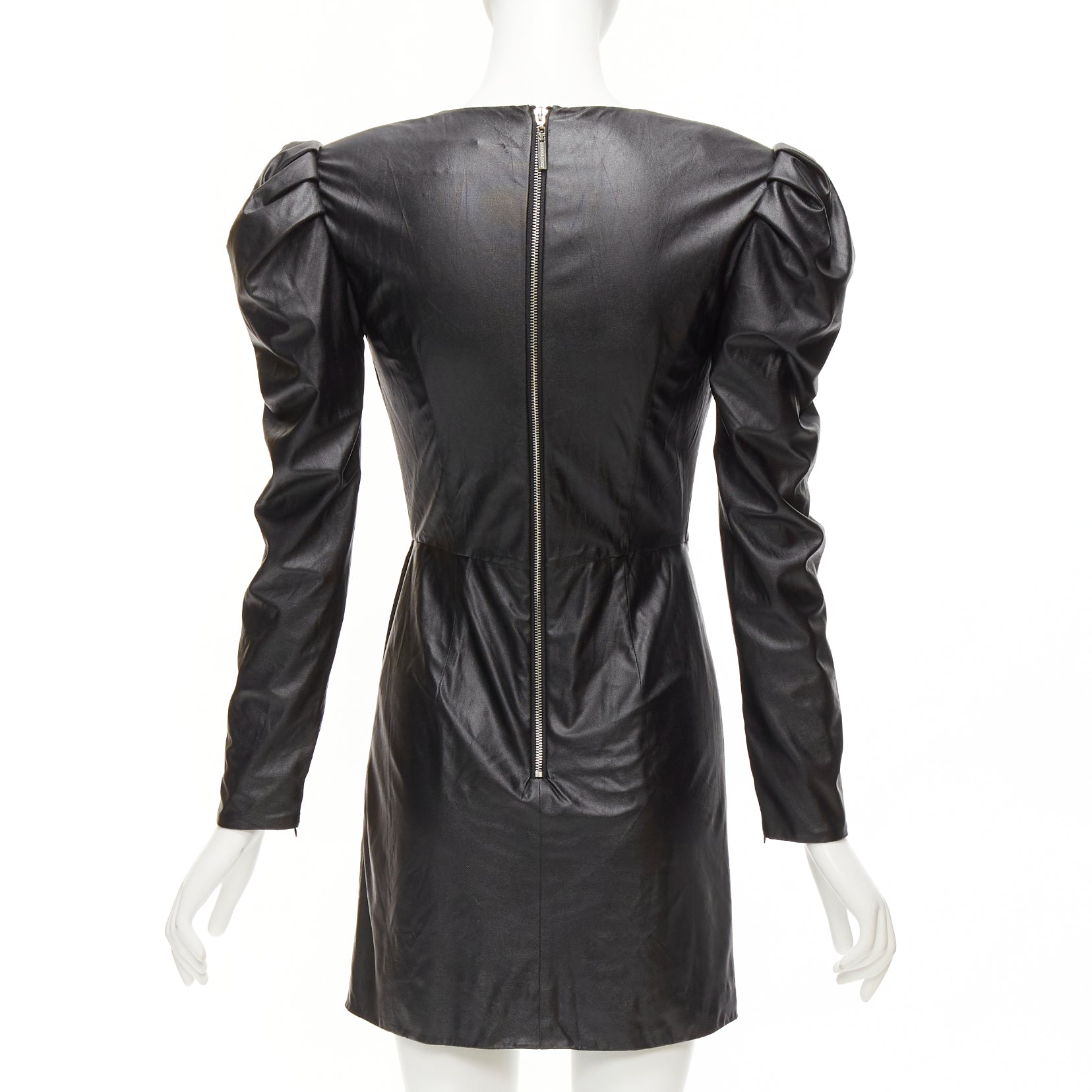 Bronx And Banco Coated Puff Dress - Side view