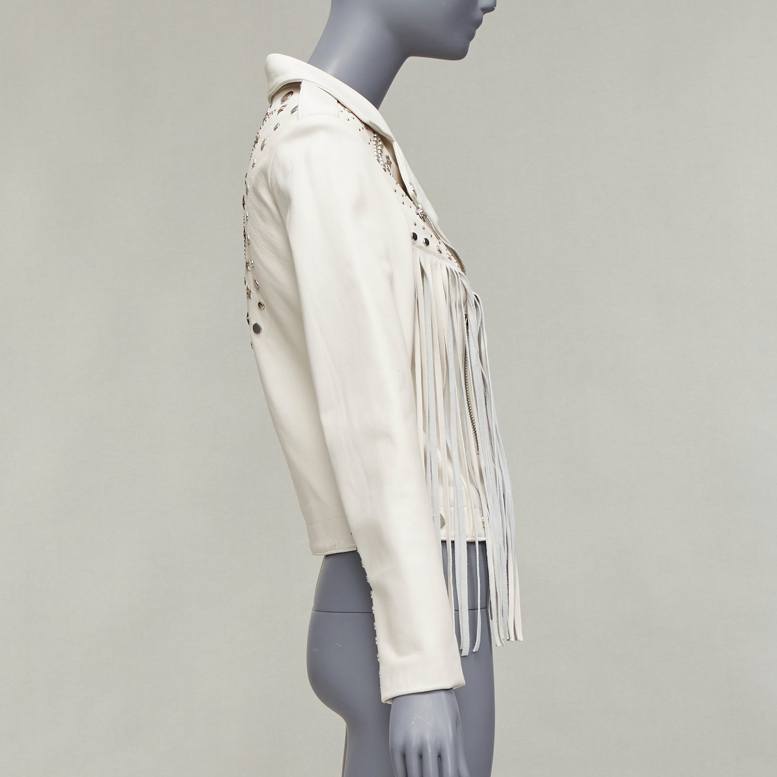 Nour Hammour Fringe Western Jacket - Side view