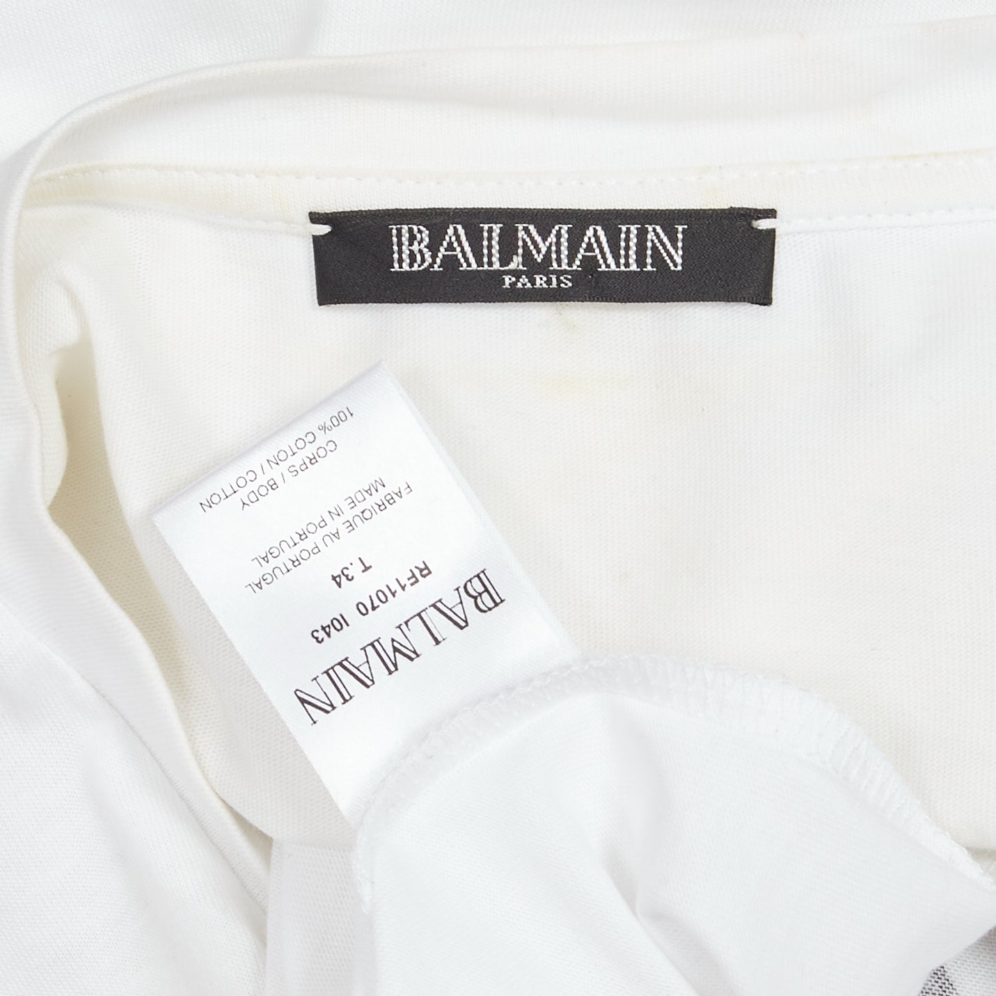 Balmain Velvet Logo Shirt - Image 11
