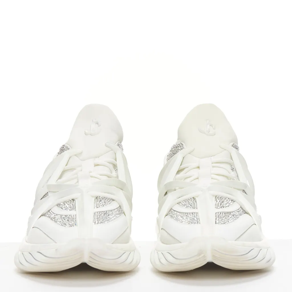 Jimmy Choo Cosmos White Leather Fair - Inside View
