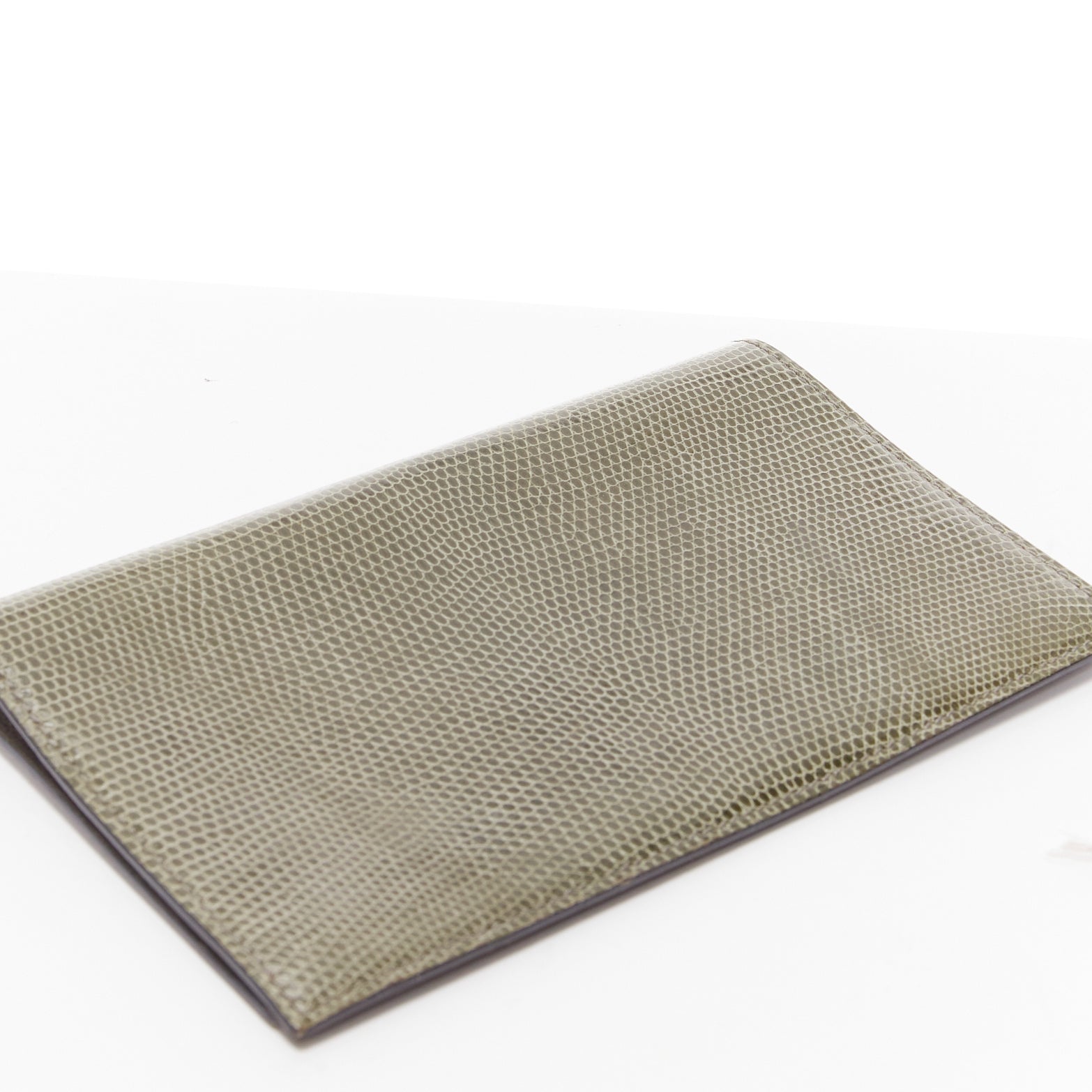 Hermès Scaled Leather Wallet - Side view