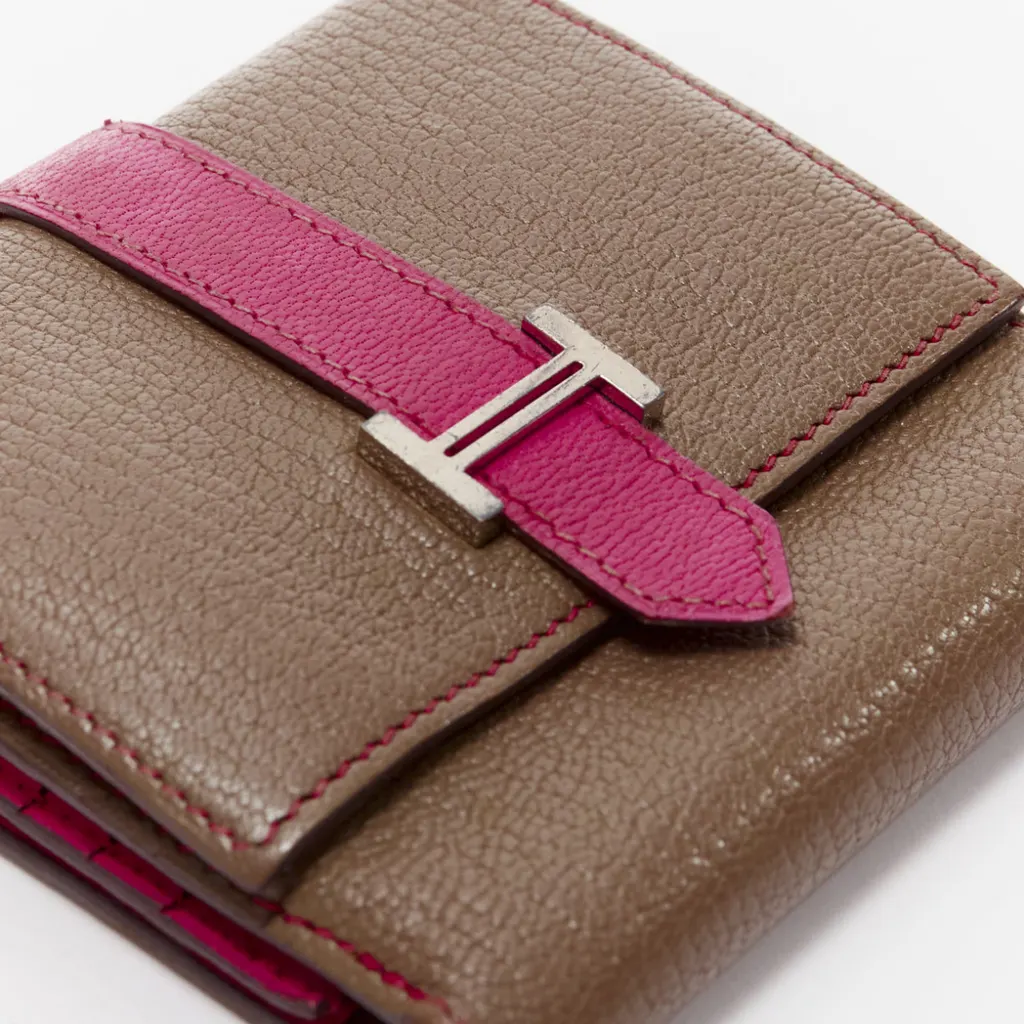Hermès Bearn Pink Leather Fair - Box View