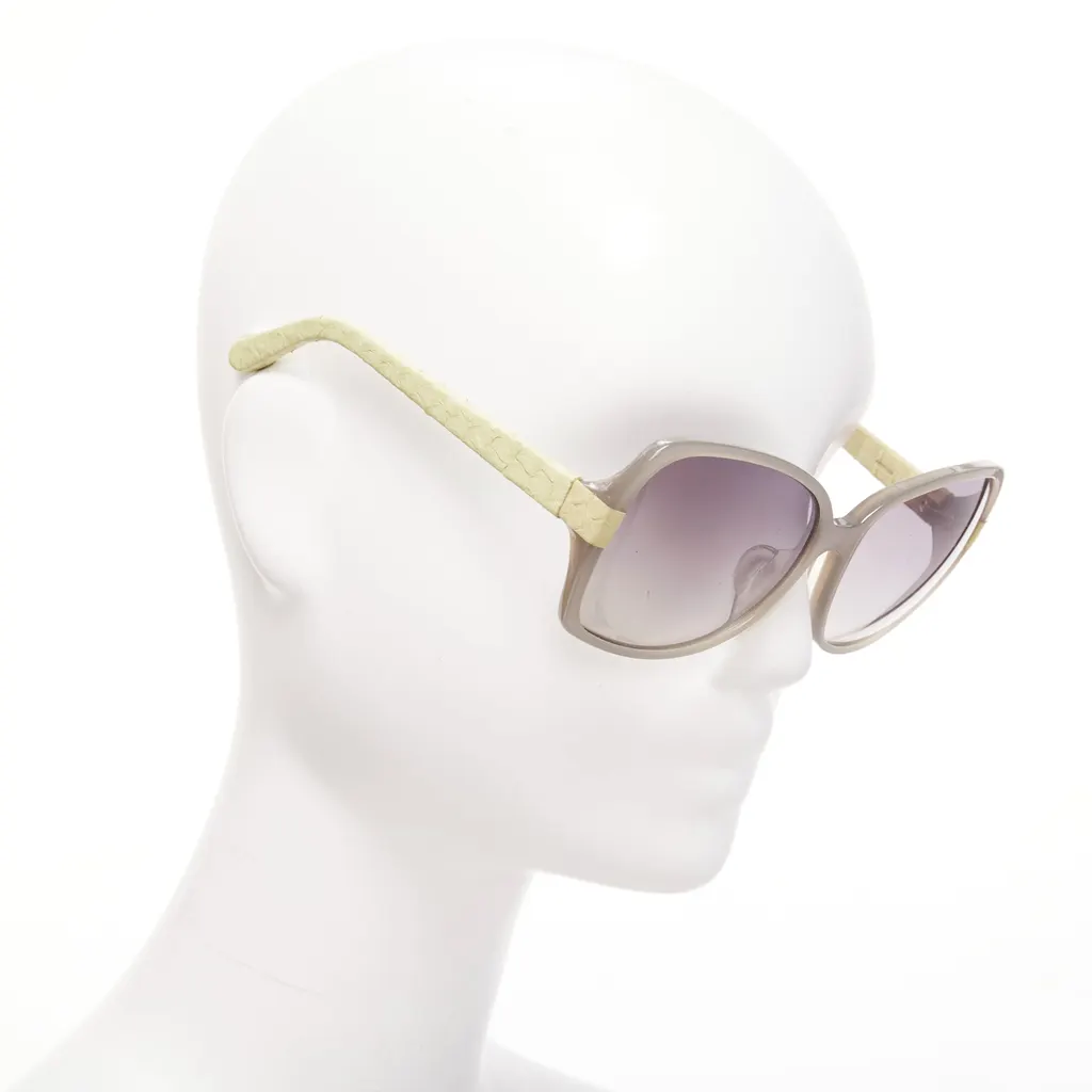 Linda Farrow LFL1426 Beige Good - Front View