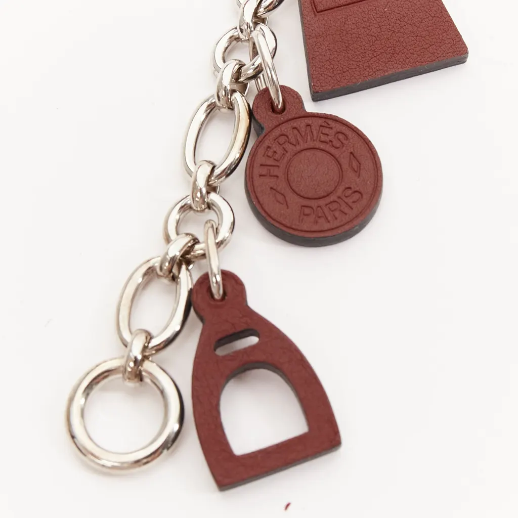 Hermès Breloque Olga Amulet Brown Leather Very good - Inside View
