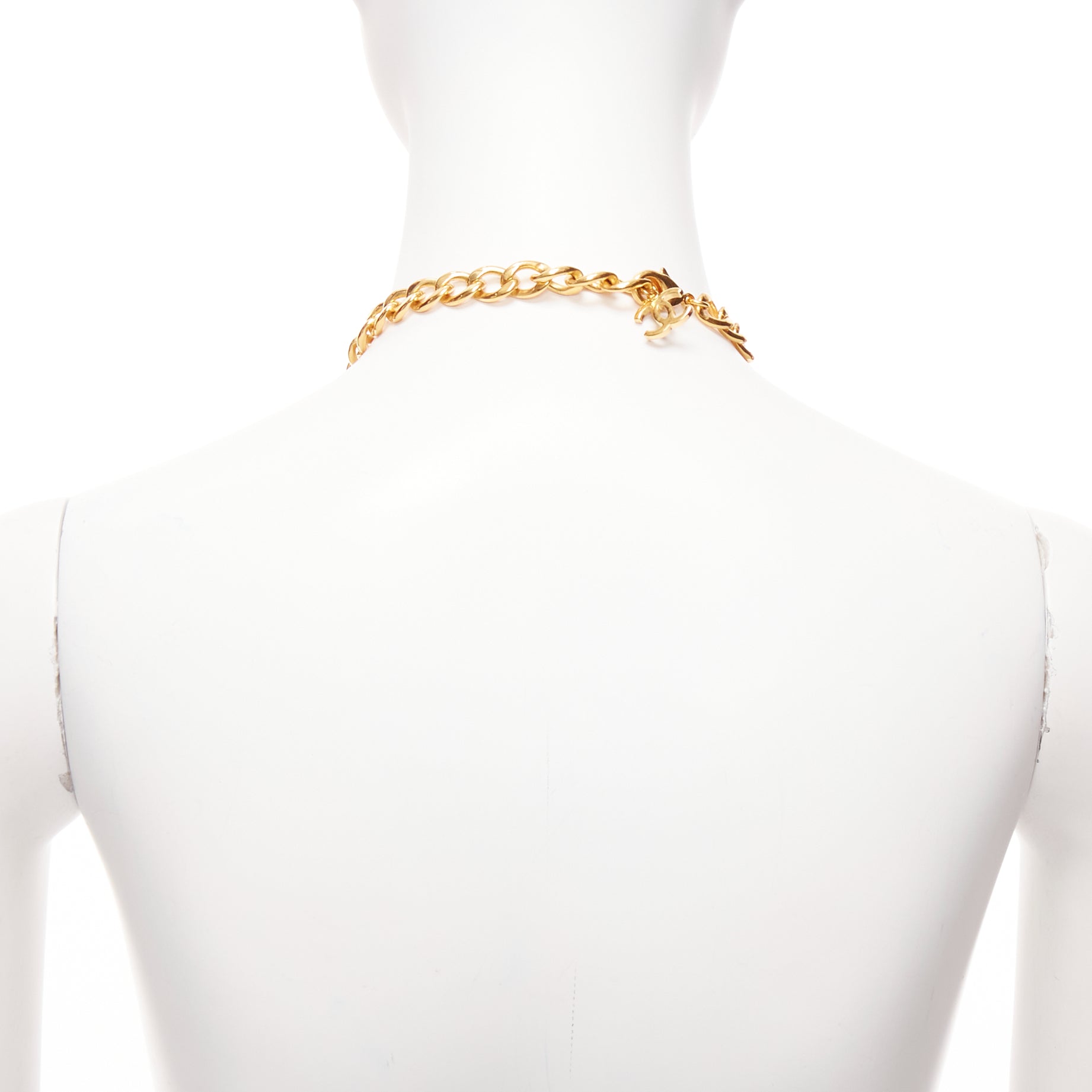 Chanel Gripoix Byzantine Necklace - Side view