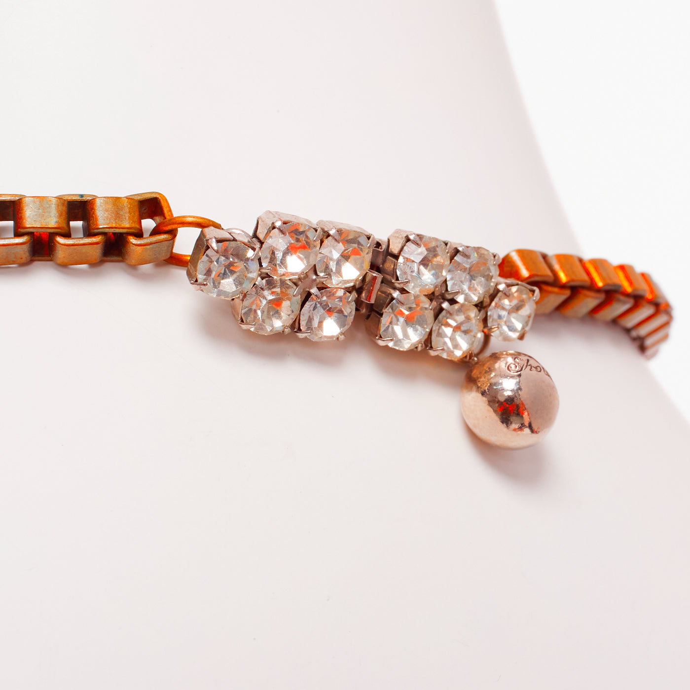 Shourouk Crystal Jewel Necklace - Back view