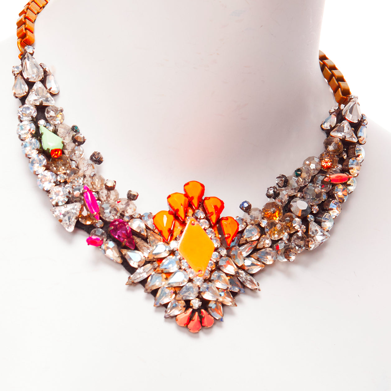 Shourouk Crystal Jewel Necklace - Detail 1