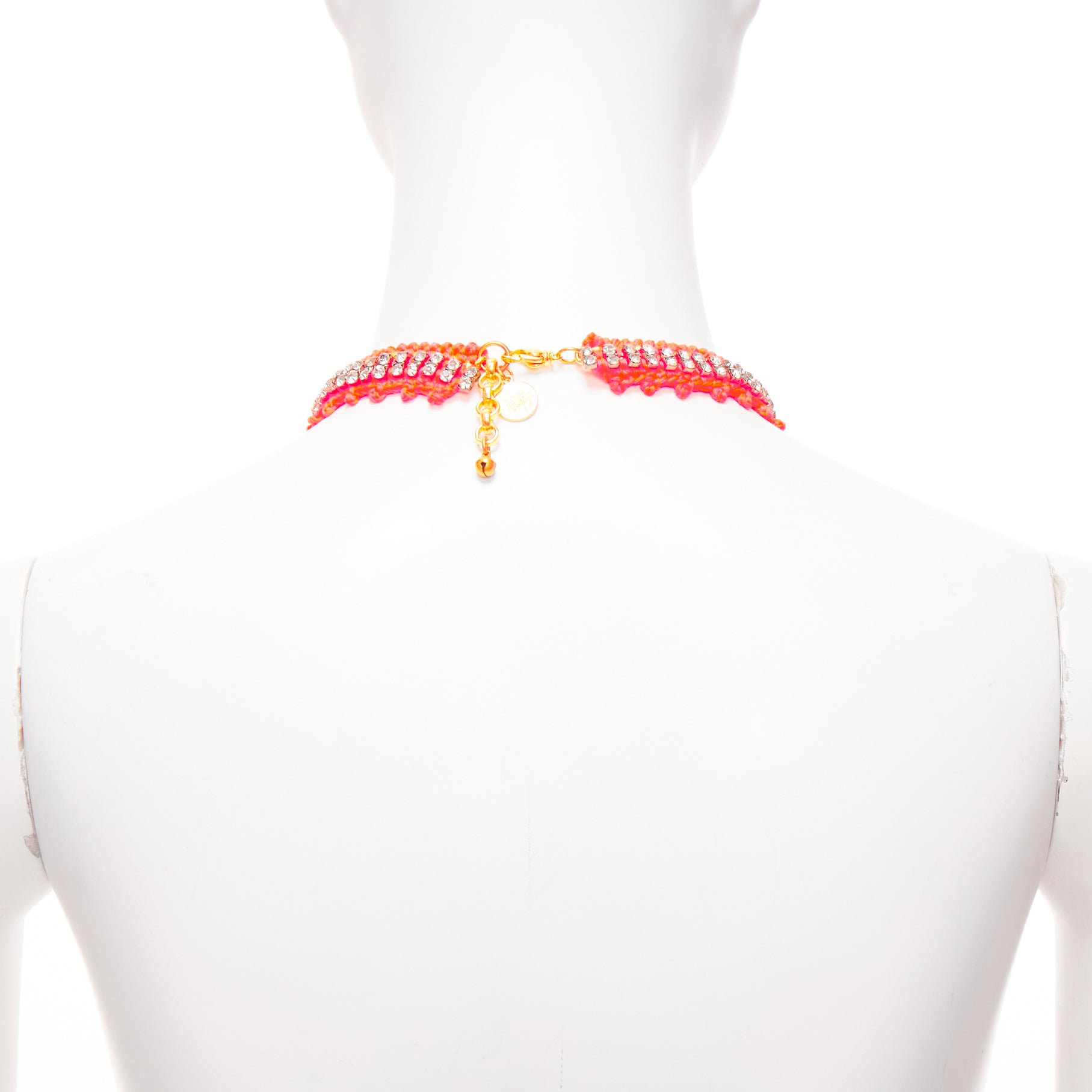 Venessa Arizaga Crystal Rope Necklace - Side view
