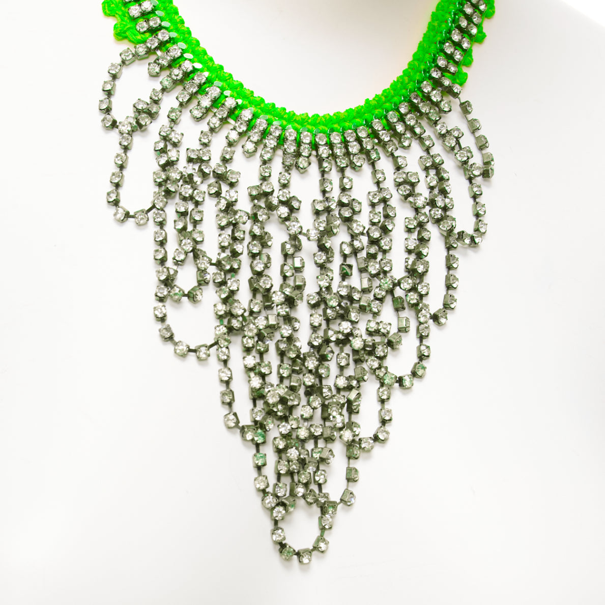 Venessa Arizaga Crystal Rope Necklace - Detail 1
