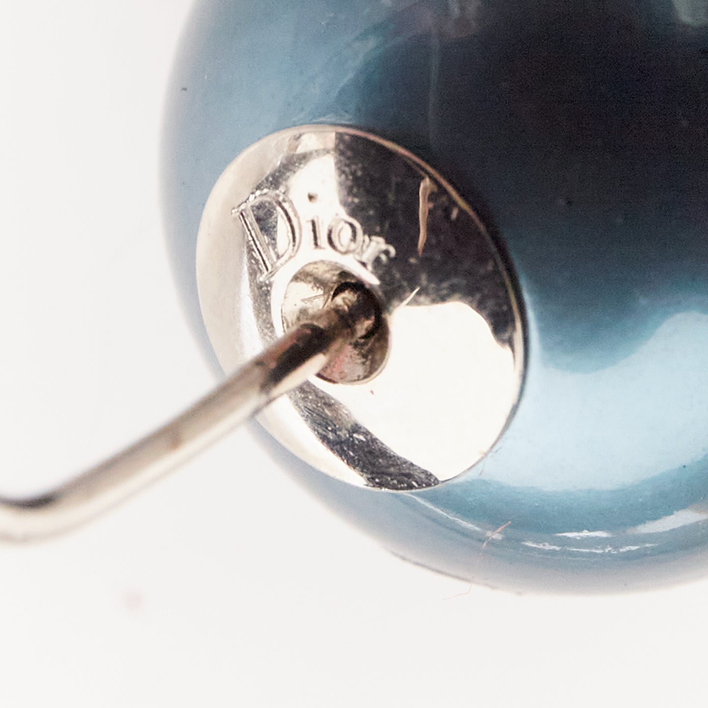 Dior Blue Pearl Earrings - Detail 2
