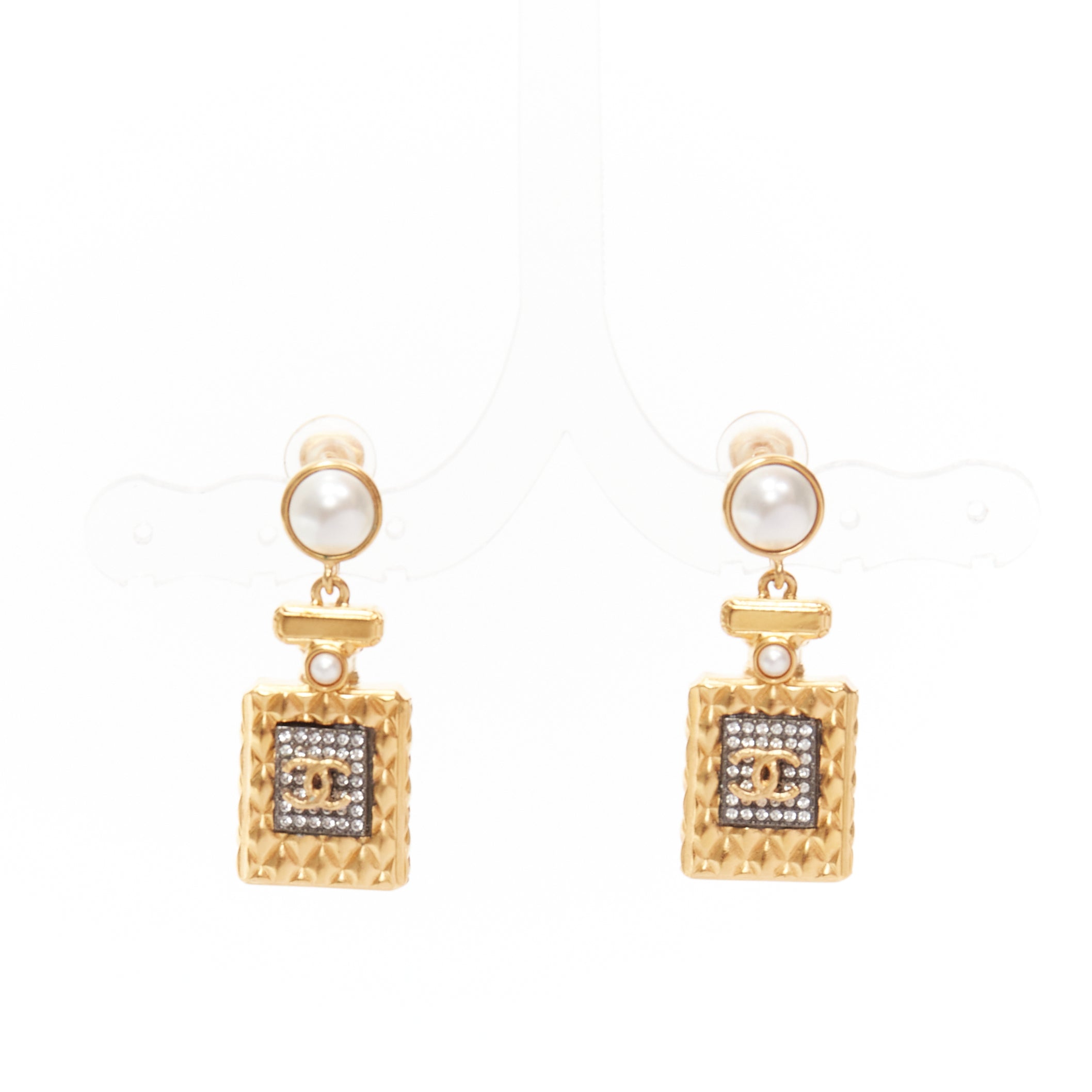 Chanel Perfume Bottle Earrings
