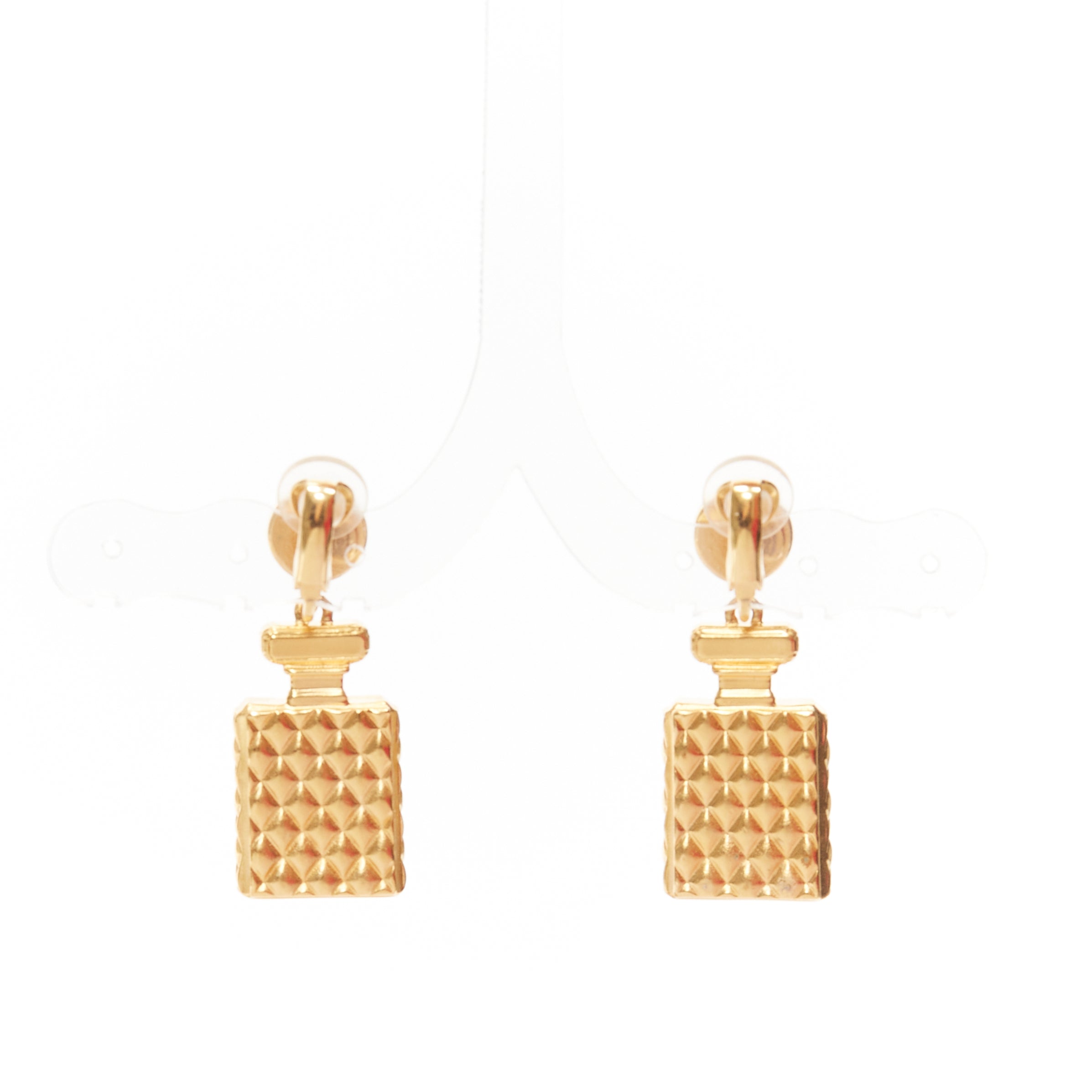 Chanel Perfume Bottle Earrings - Image 6