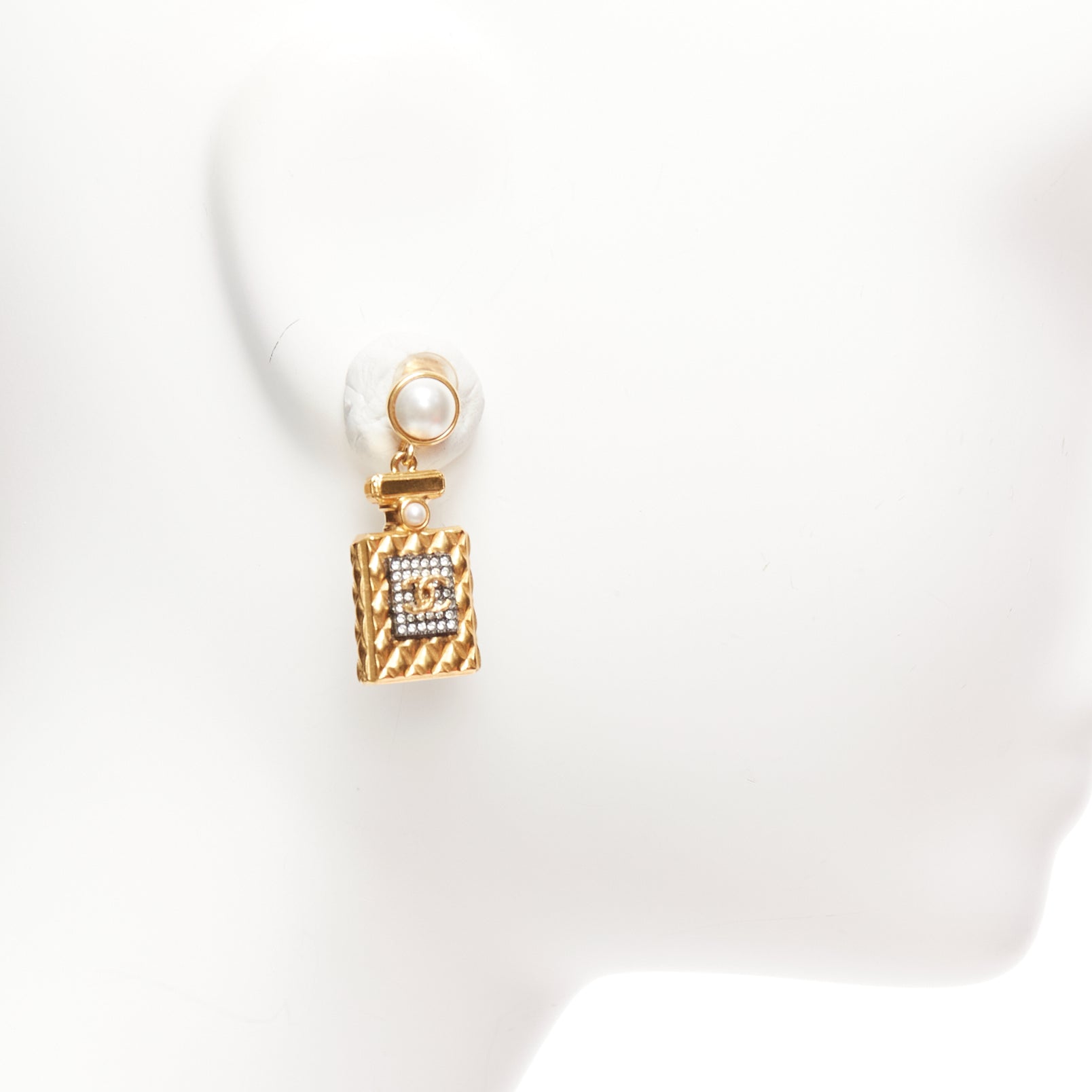 Chanel Perfume Bottle Earrings - 4