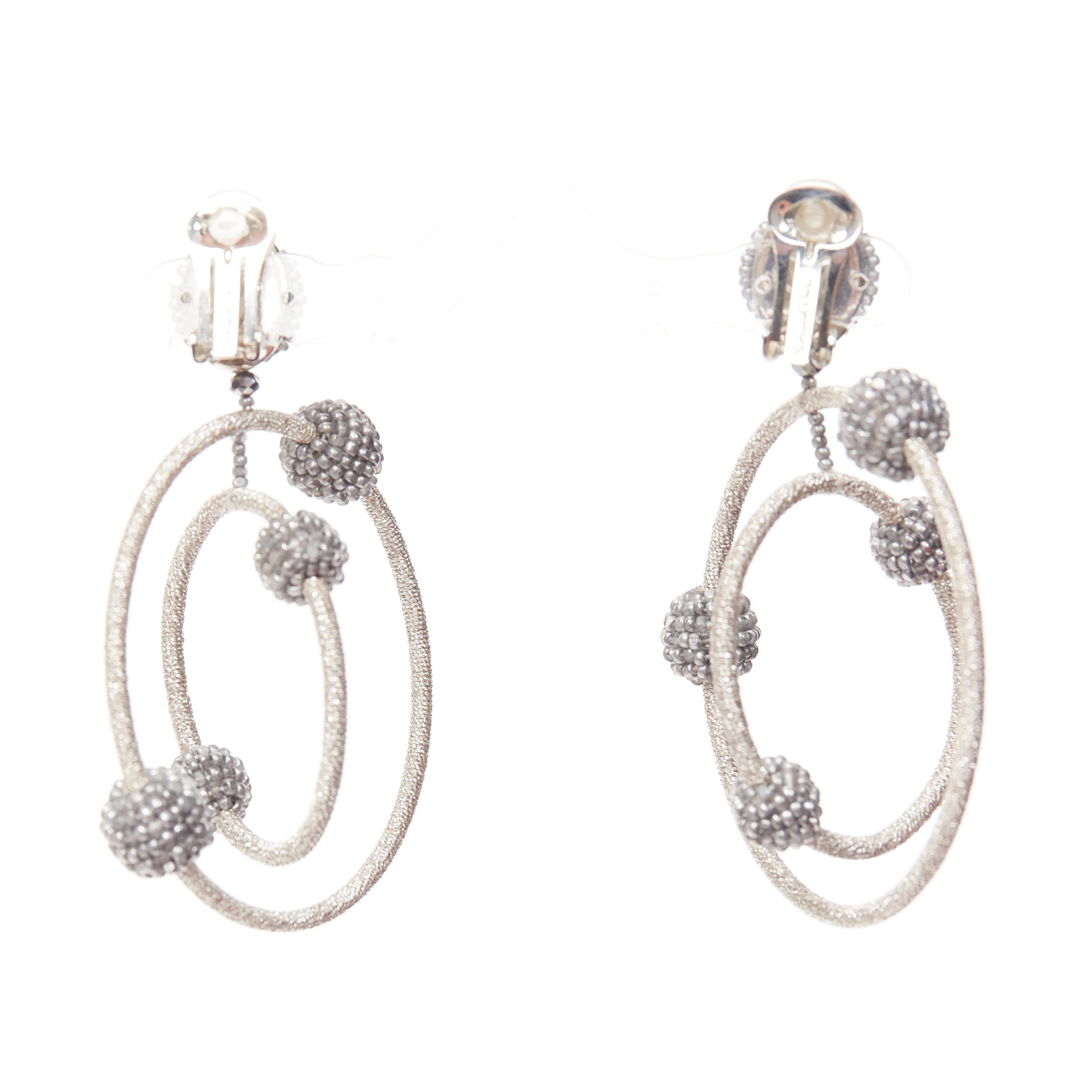 Oscar De La Renta Orbital Hoop Earrings - Image 6