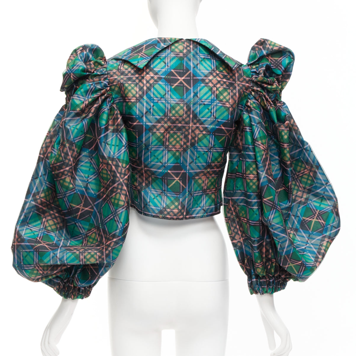 Chopova Lowena Plaid Puff Shirt - Detail 1