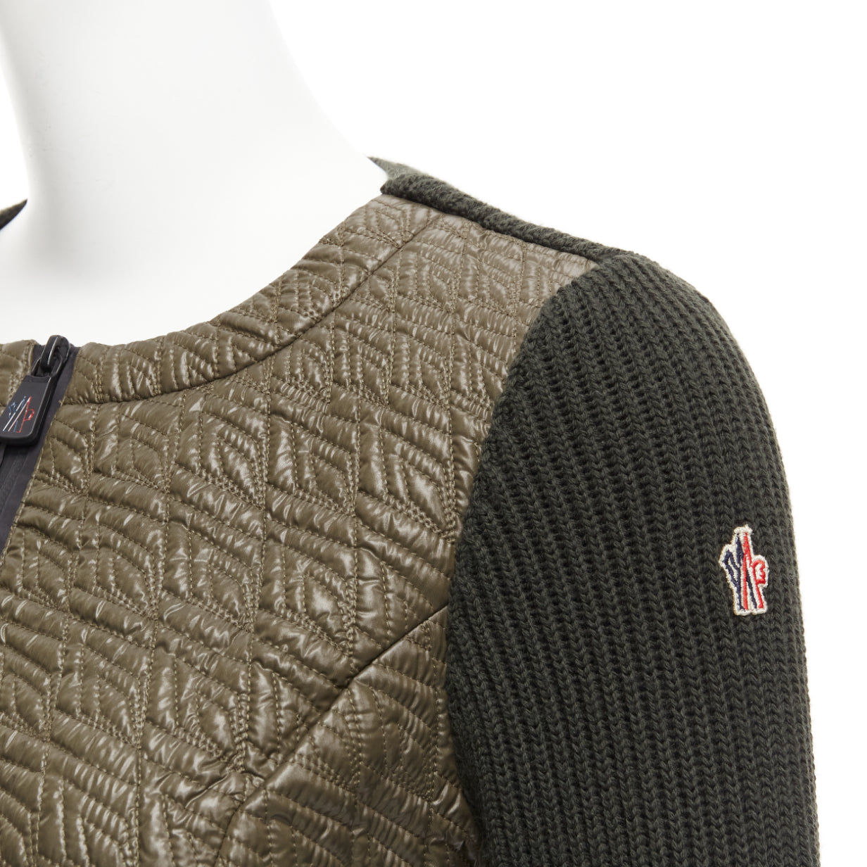 Moncler Green Quilted Puffer Jacket - Image 10