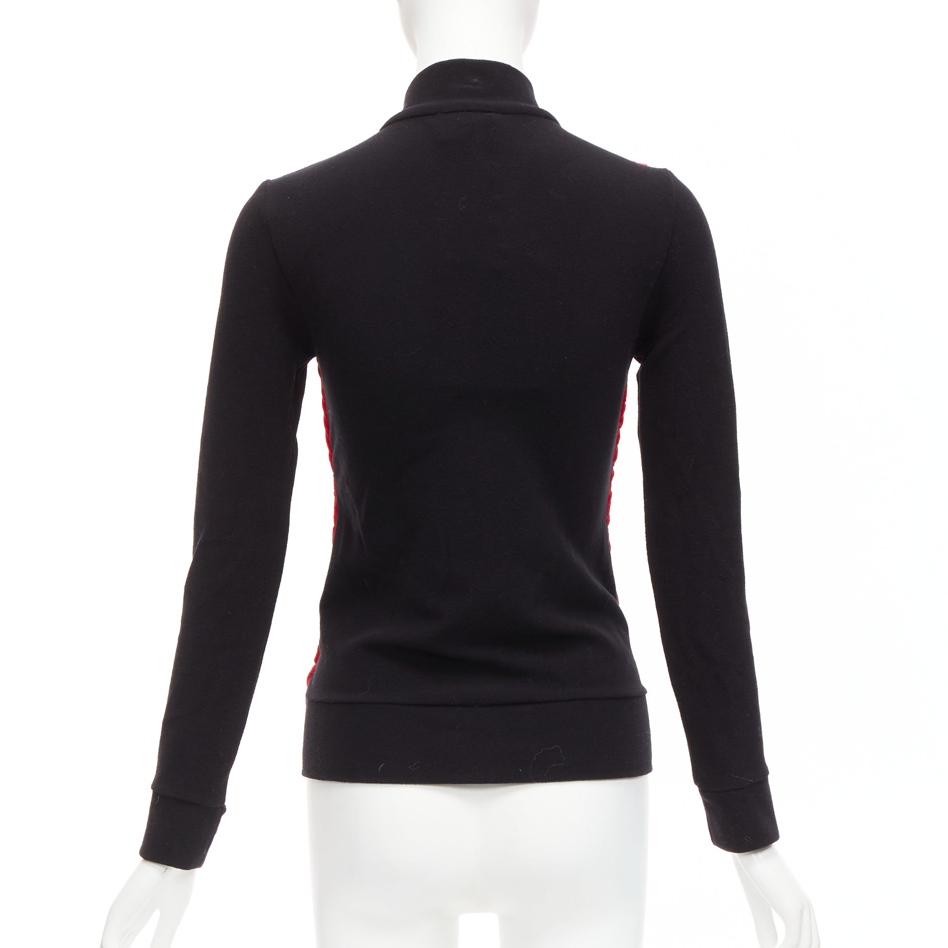 Moncler Red Chevron Fitted Jacket - Detail 1