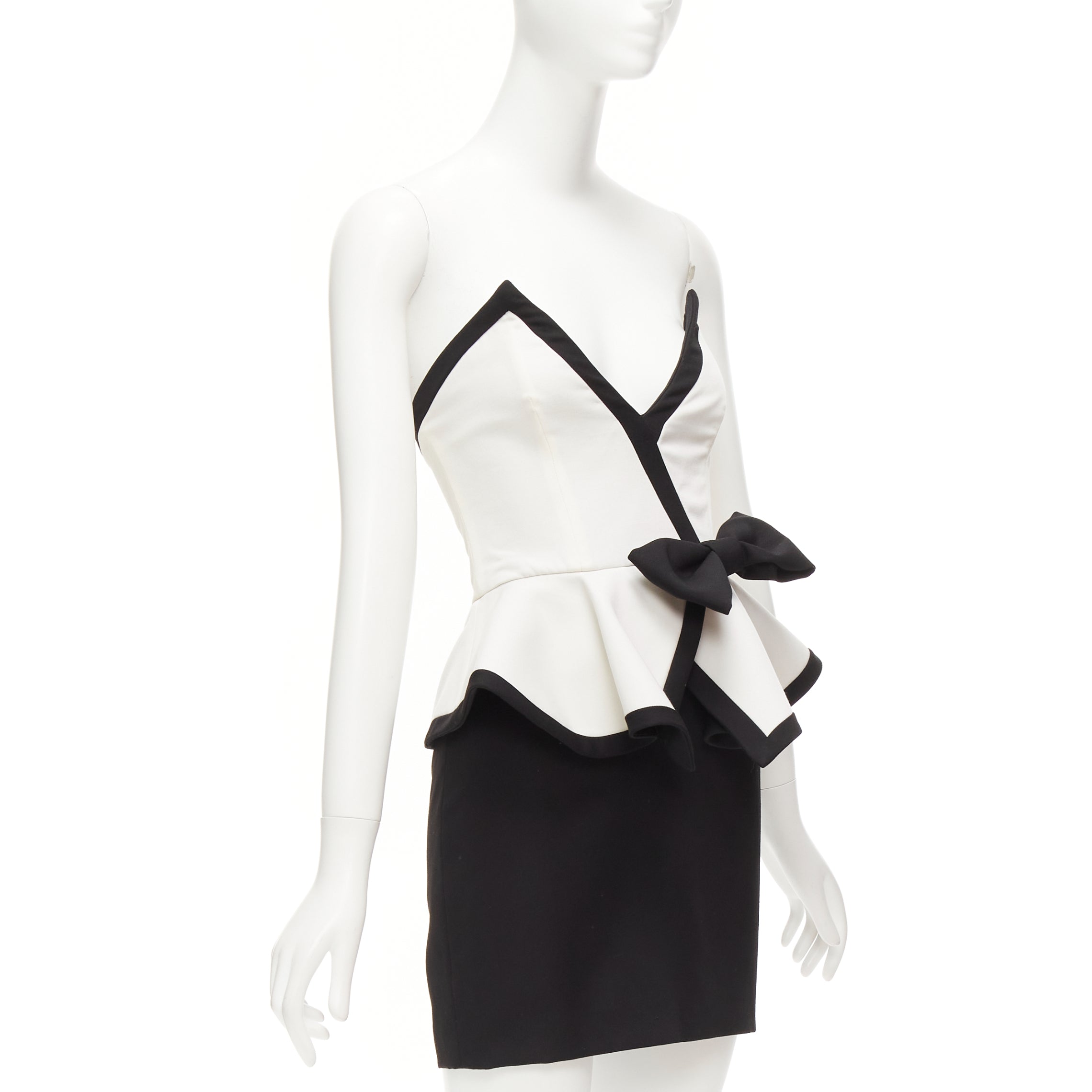 Alessandra Rich Colorblocked Cocktail Dress - Image 6