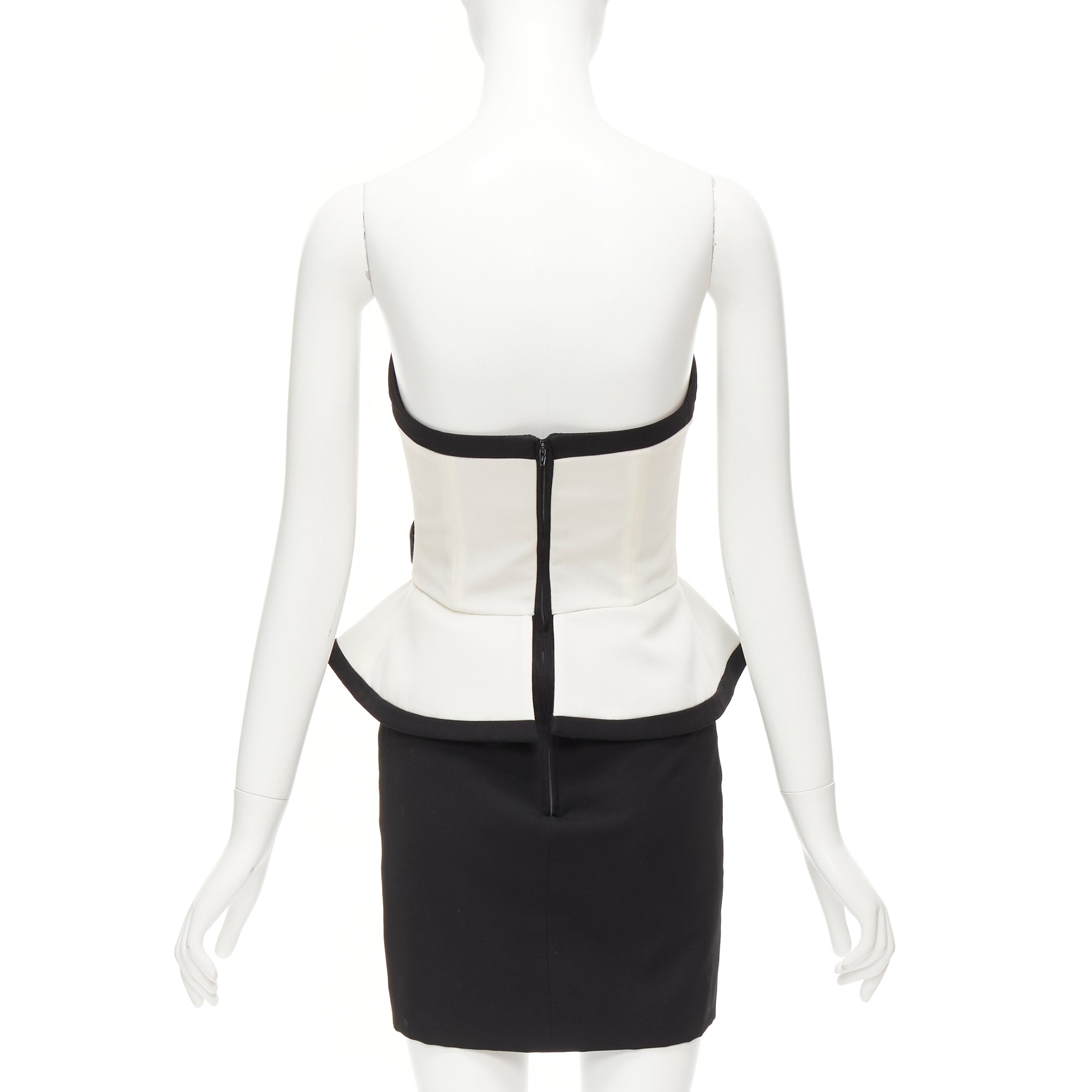 Alessandra Rich Colorblocked Cocktail Dress - Side view