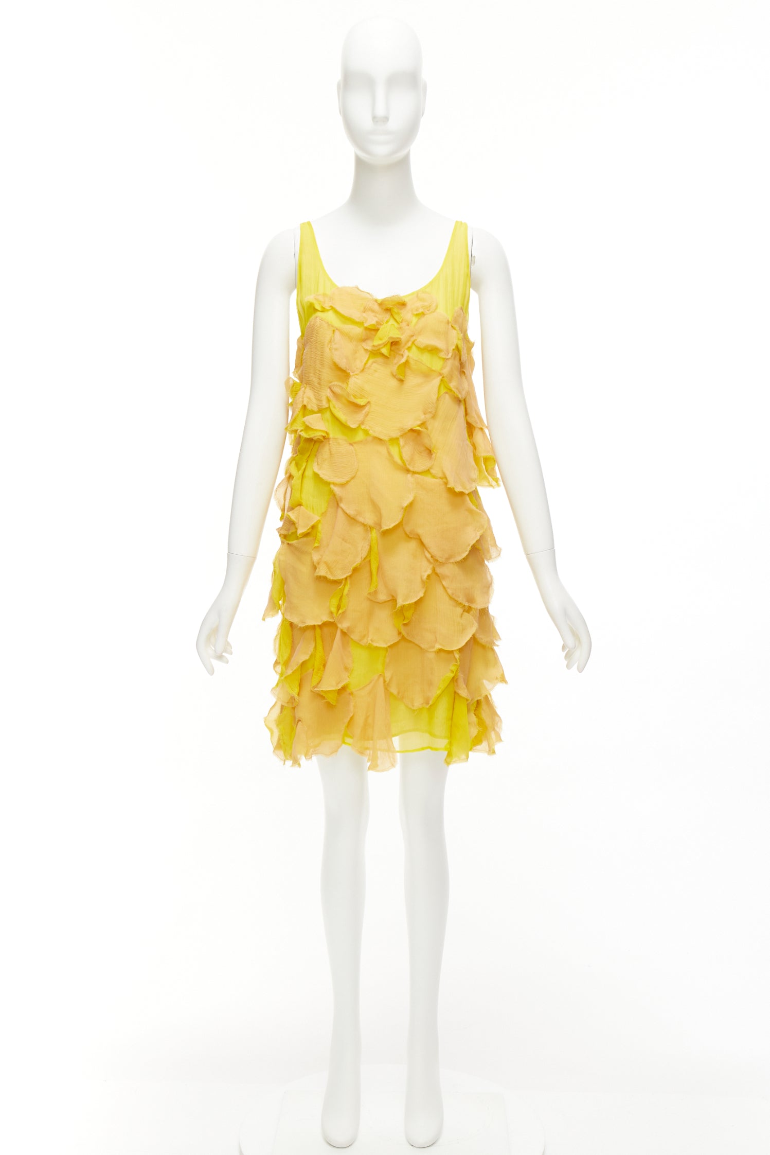 Fendi Silk Overlay Dress - Image 11